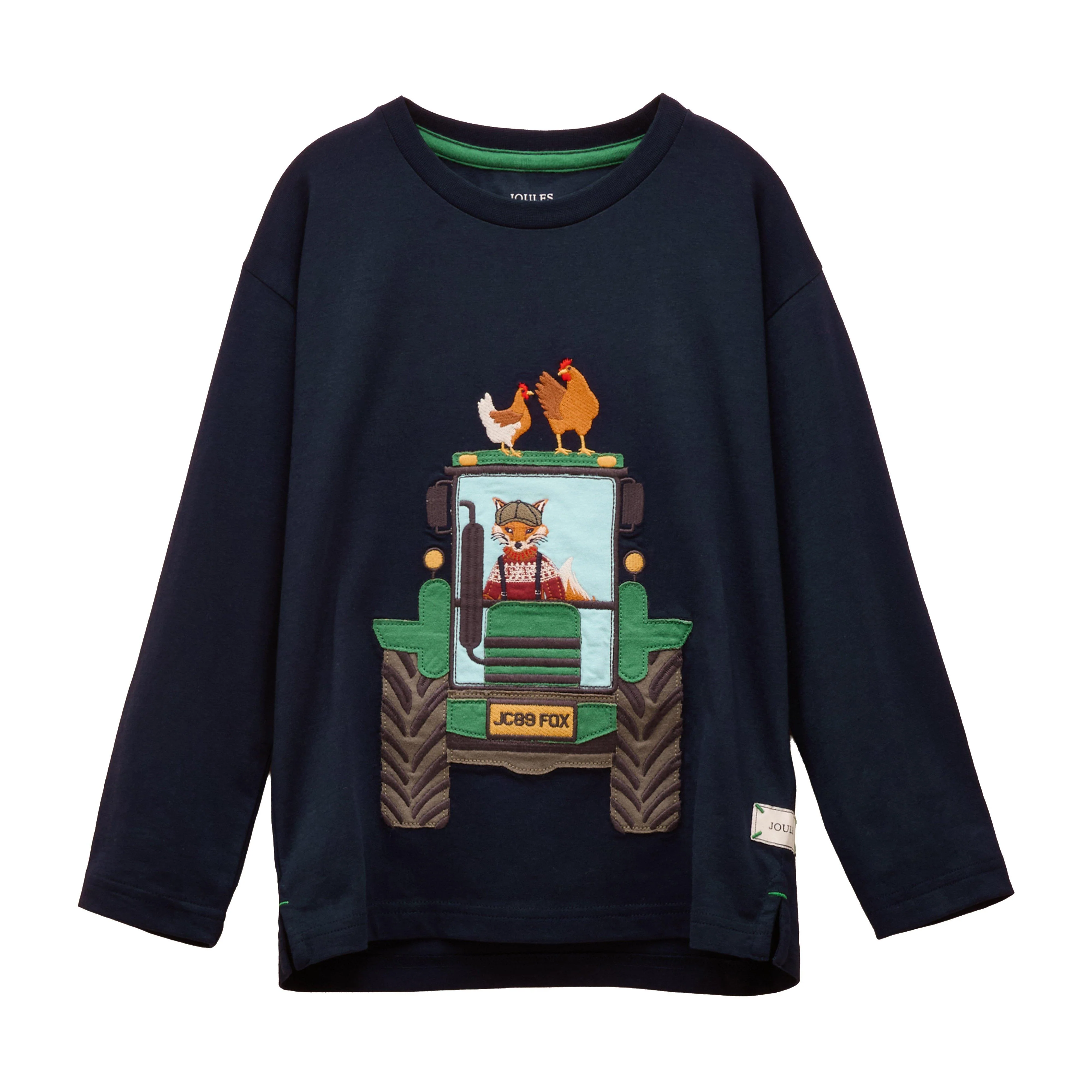 Childs Jack Long Sleeve Top Navy 3 - 6 Years - Image 6