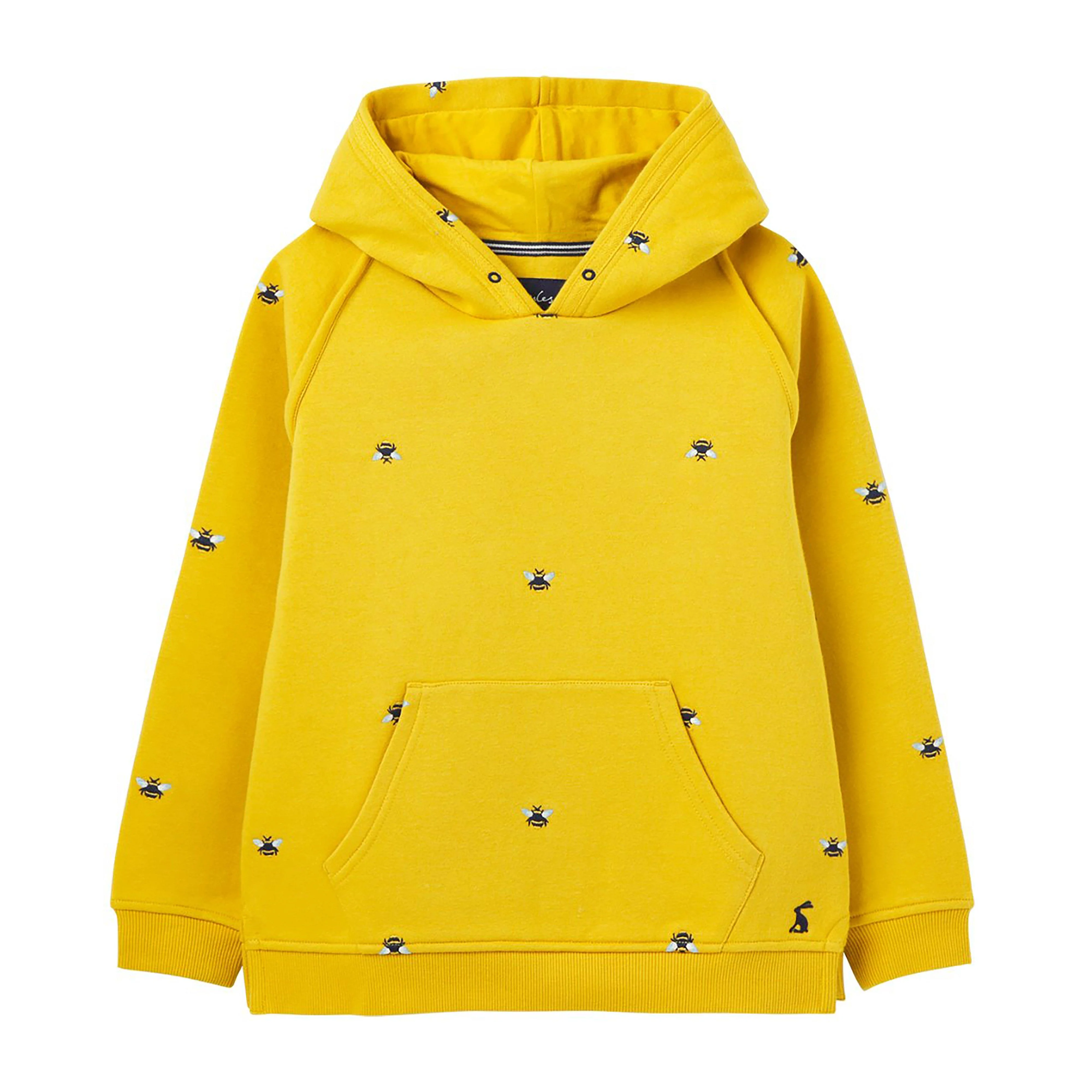 Childs Lucas Embroidered Hoodie Yellow Bee - Image 6