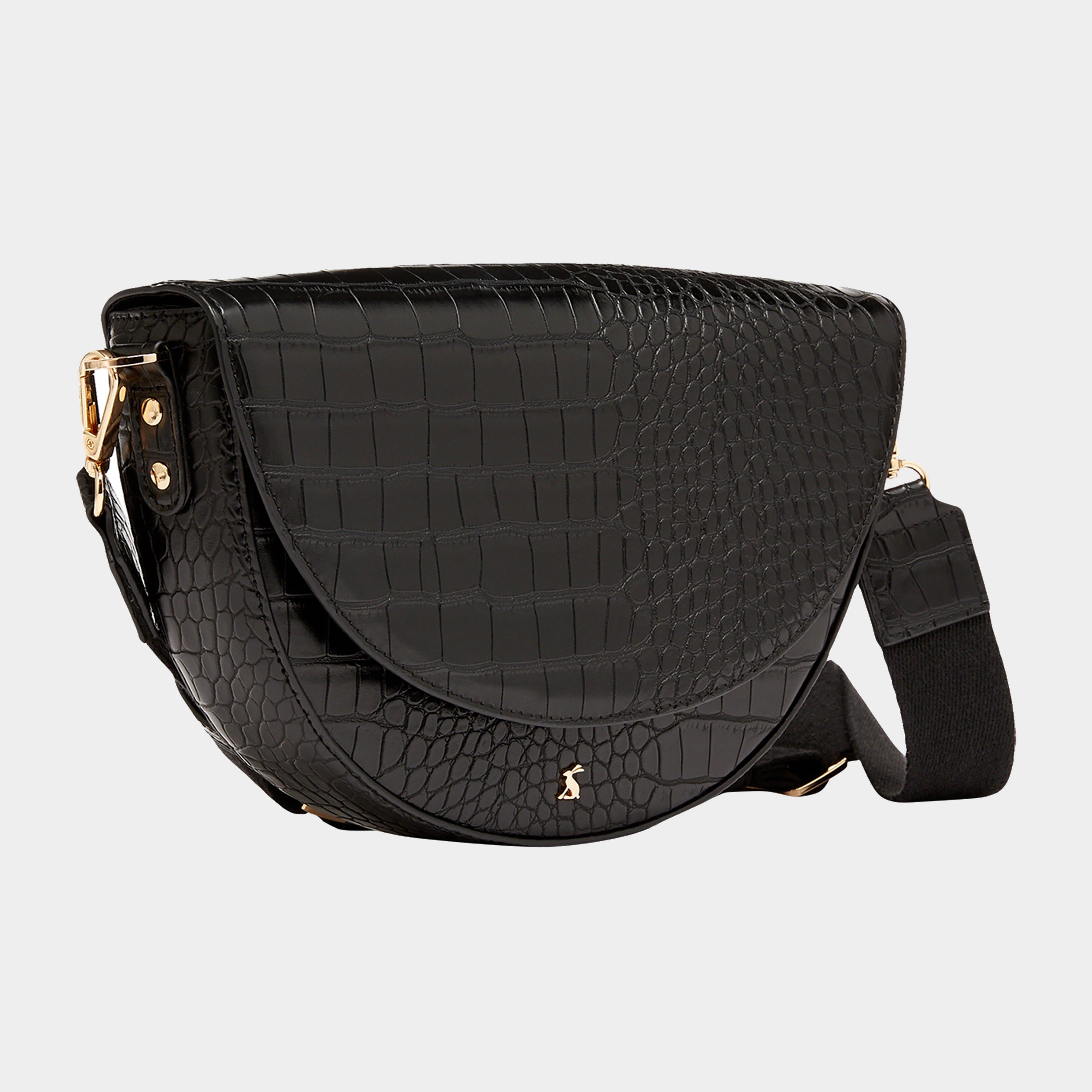 Clara Half Moon PU Bag Black - Image 3