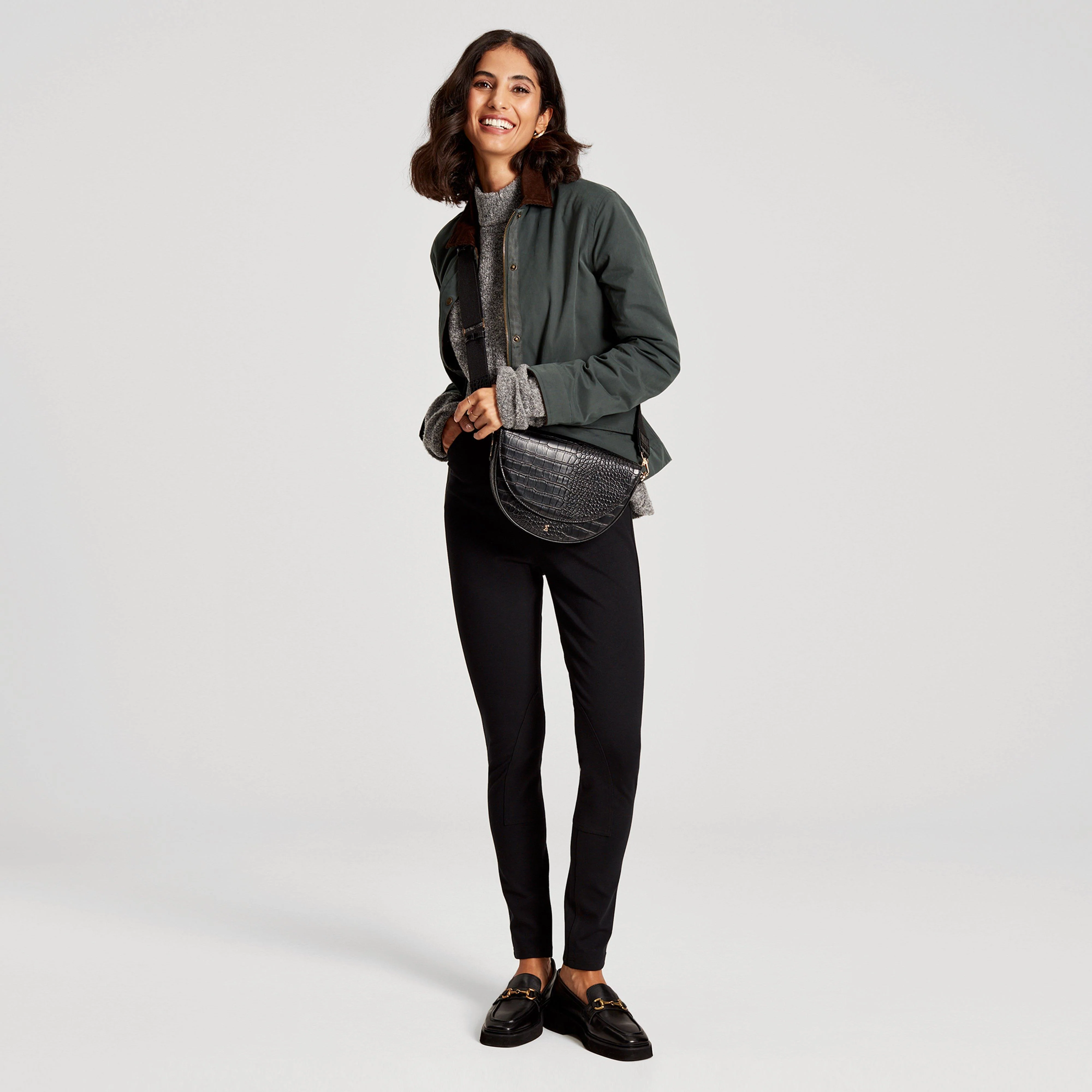Clara Half Moon PU Bag Black - Image 8