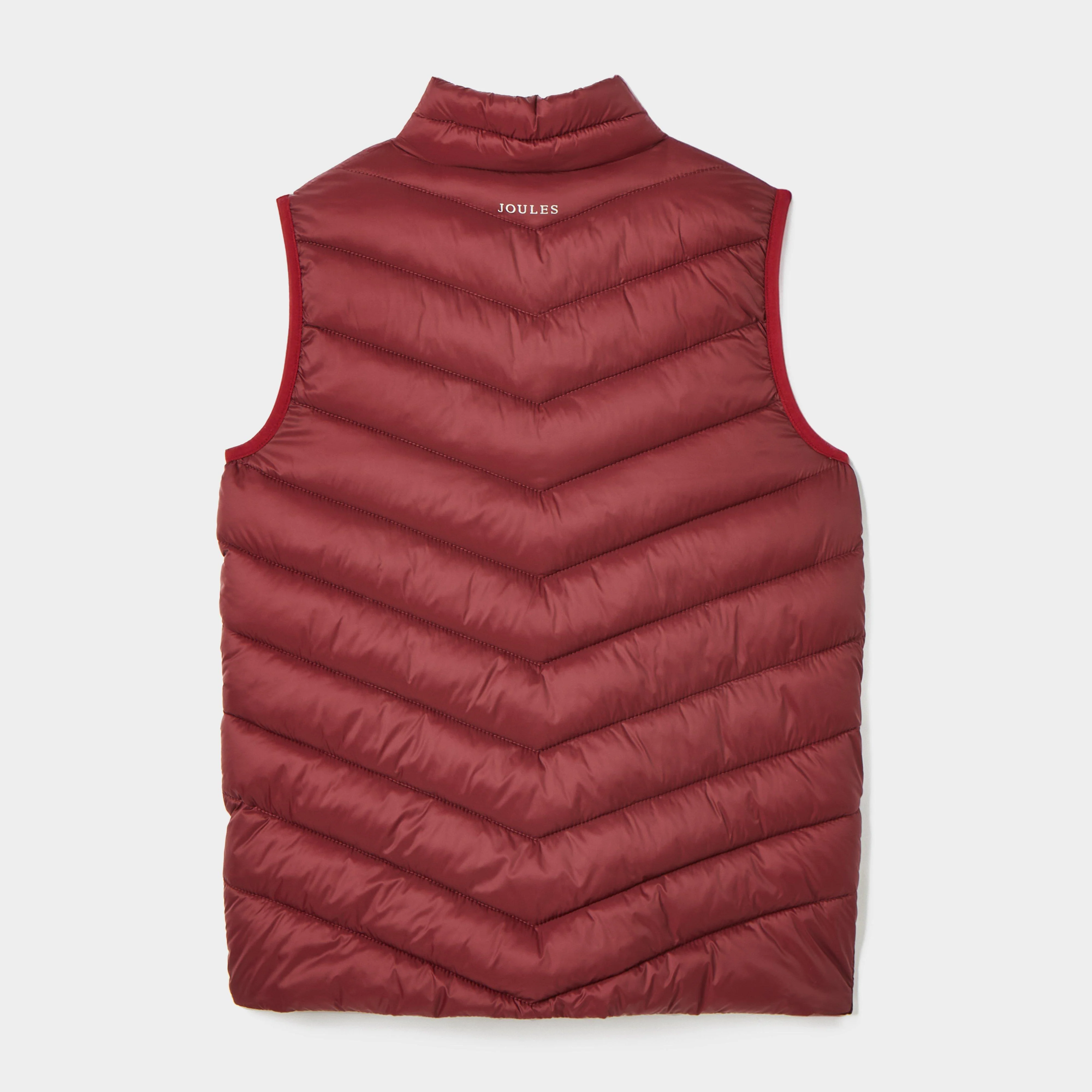 Crofton Showerproof Quilted Gilet Berry Red - Image 2