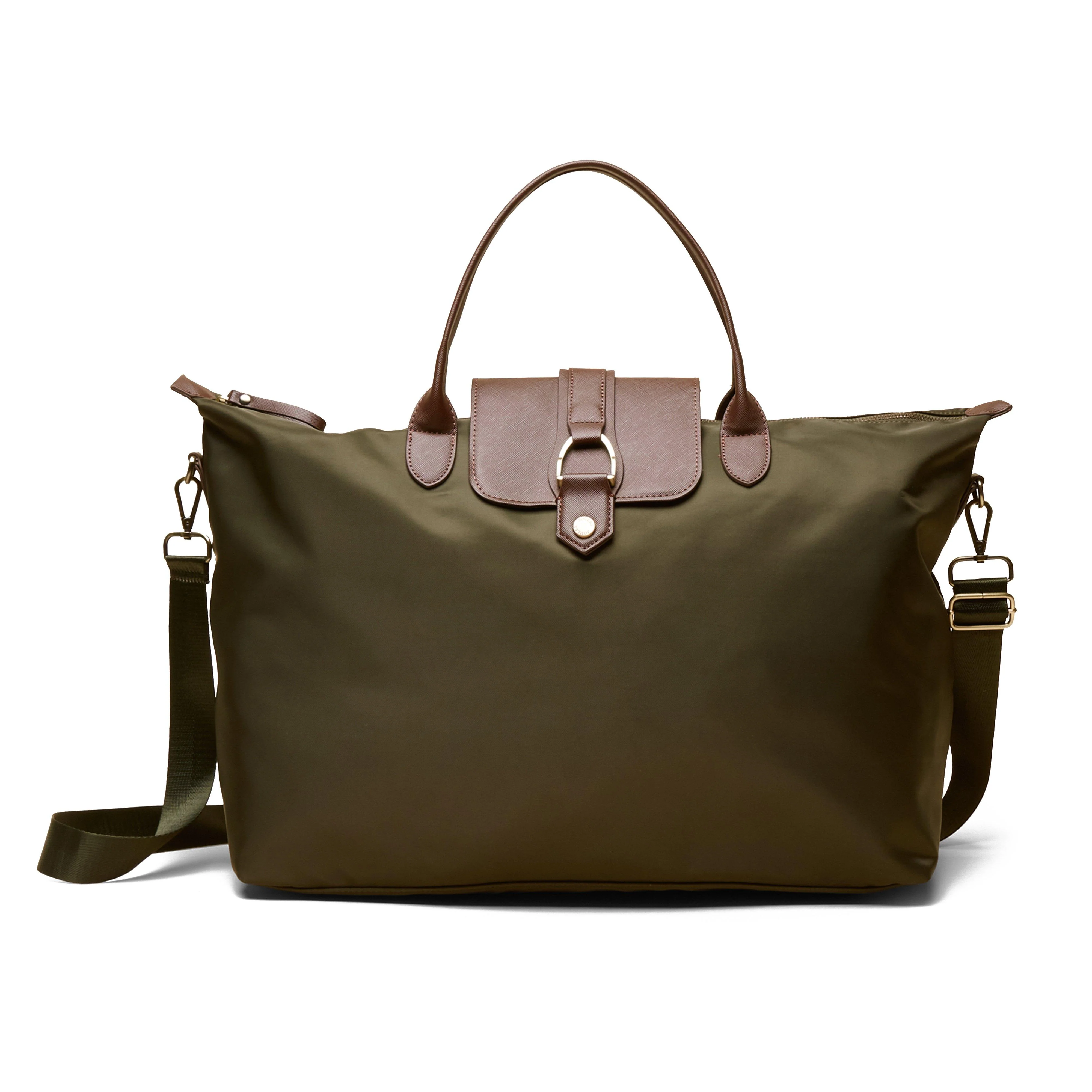 Edie Weekend Bag Khaki - Image 11