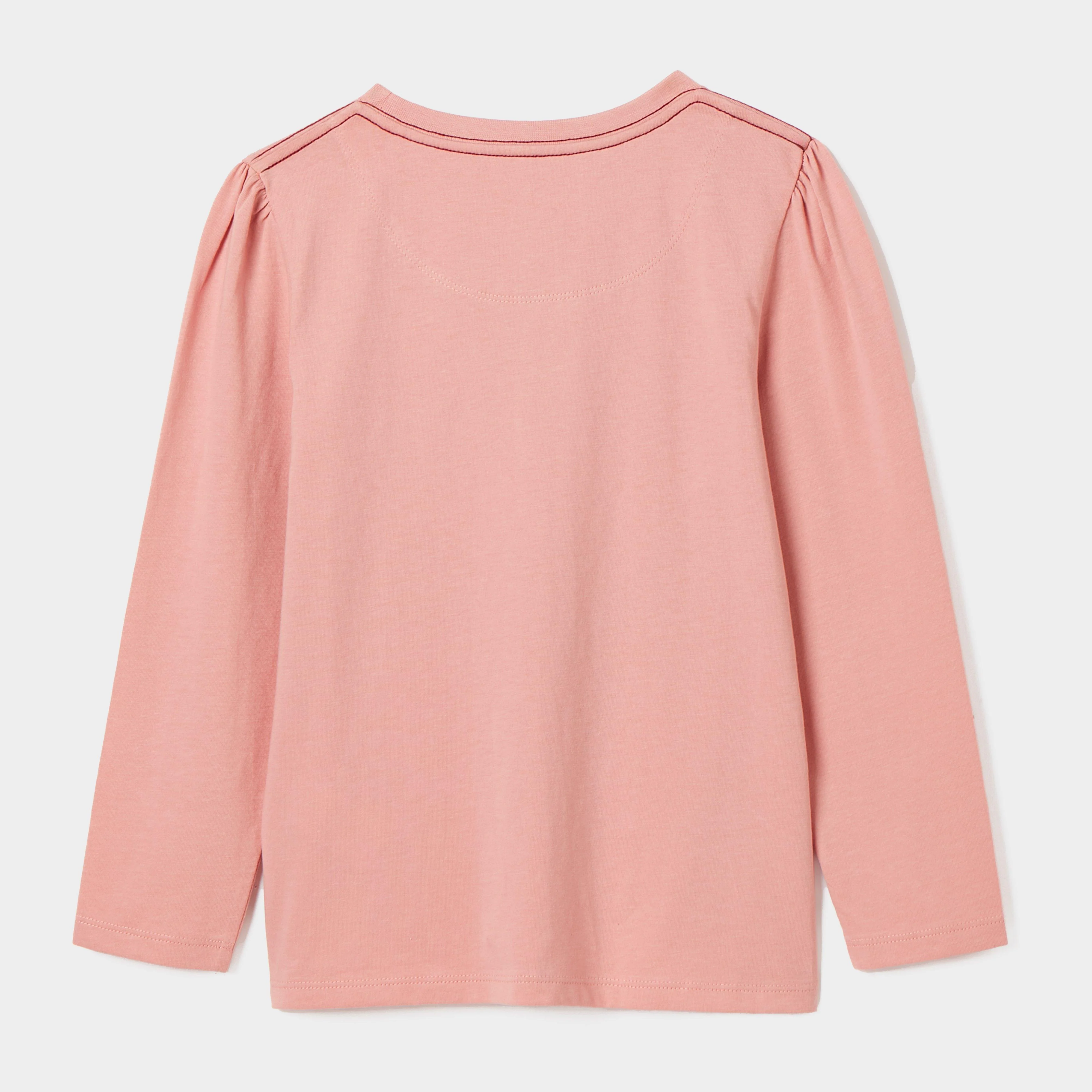 Kids Bessie Artwork T-Shirt Pink - Image 2