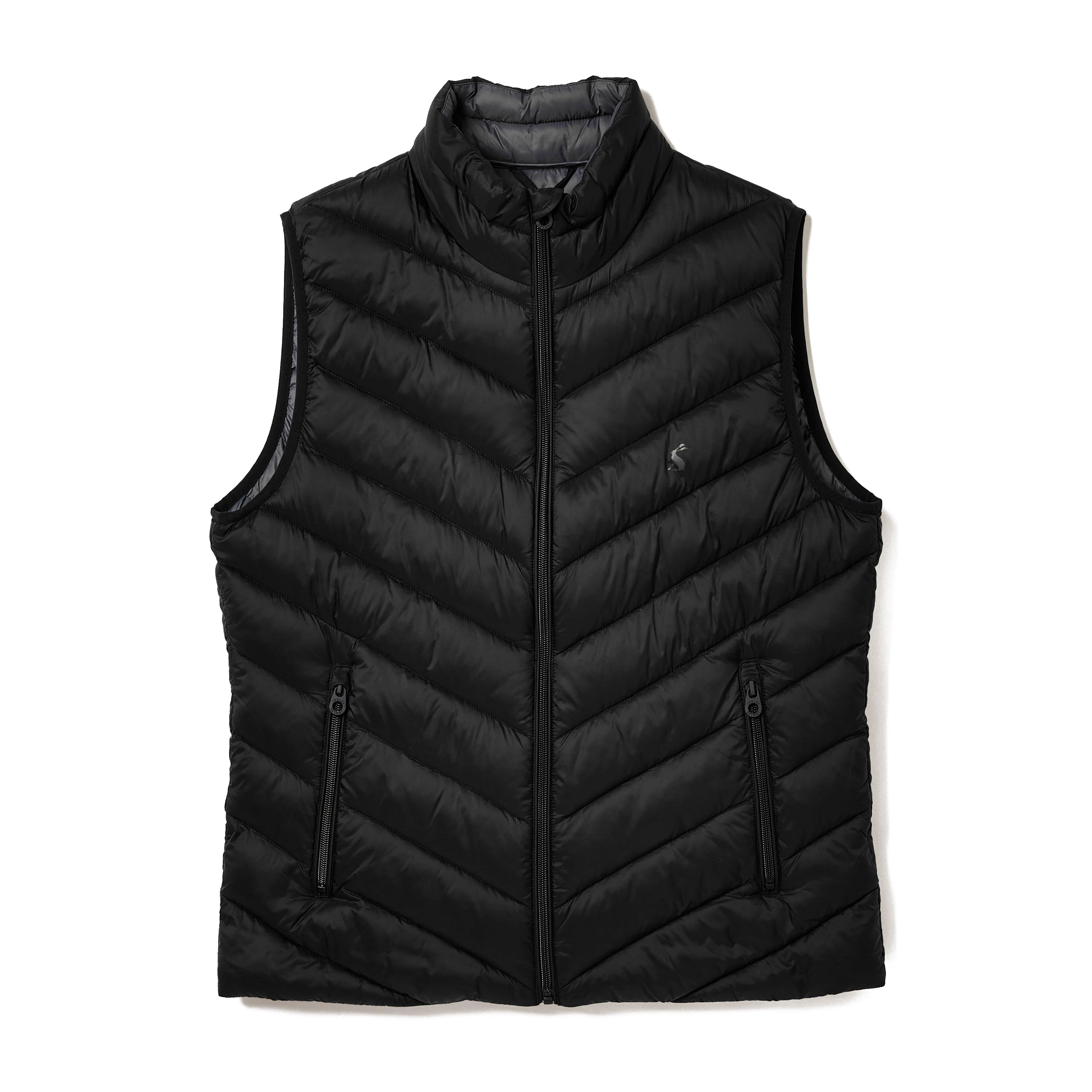 Mens Garrett Showerproof Padded Gilet Black - Image 7