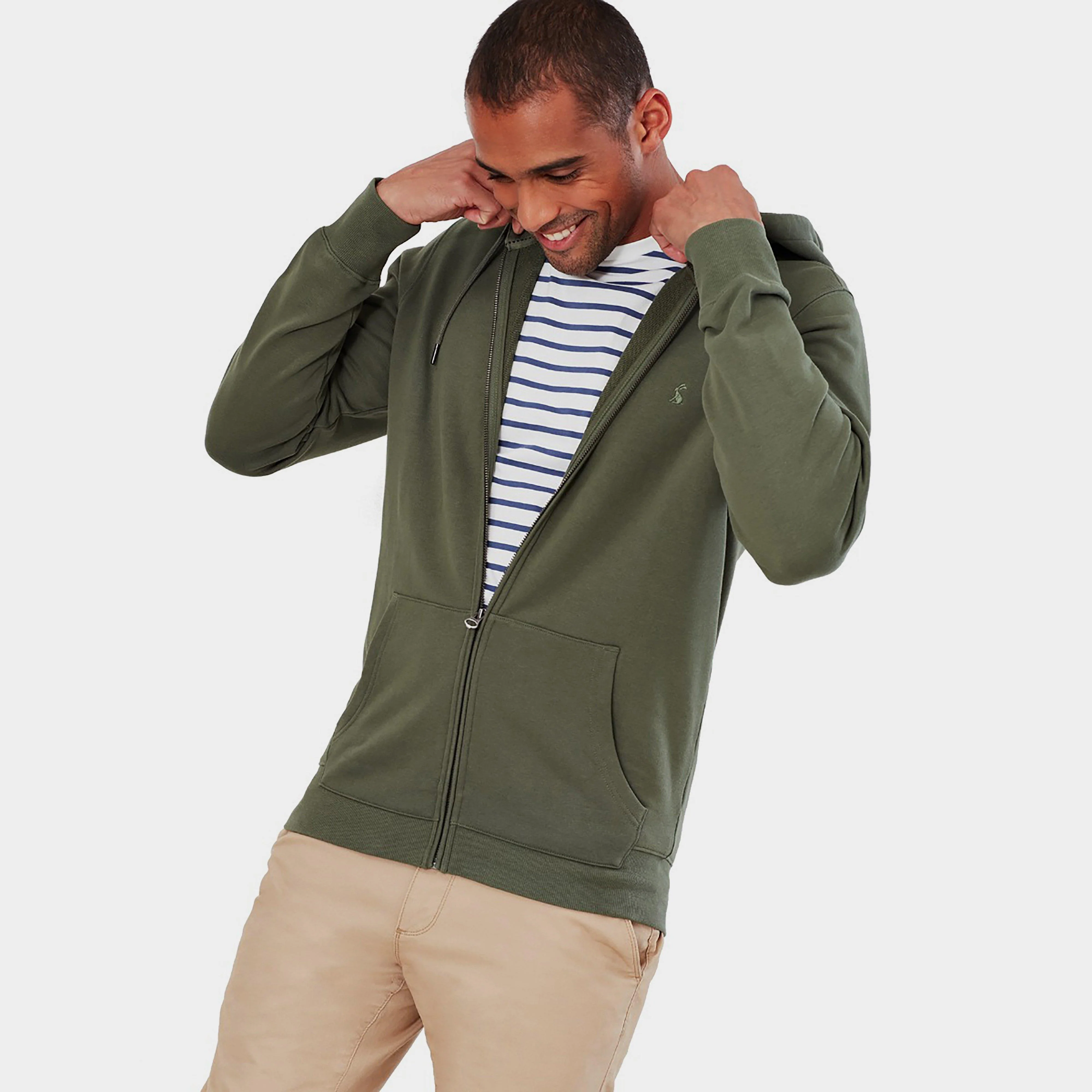 Mens Mayday Zip Hoodie Seaweed - Image 3