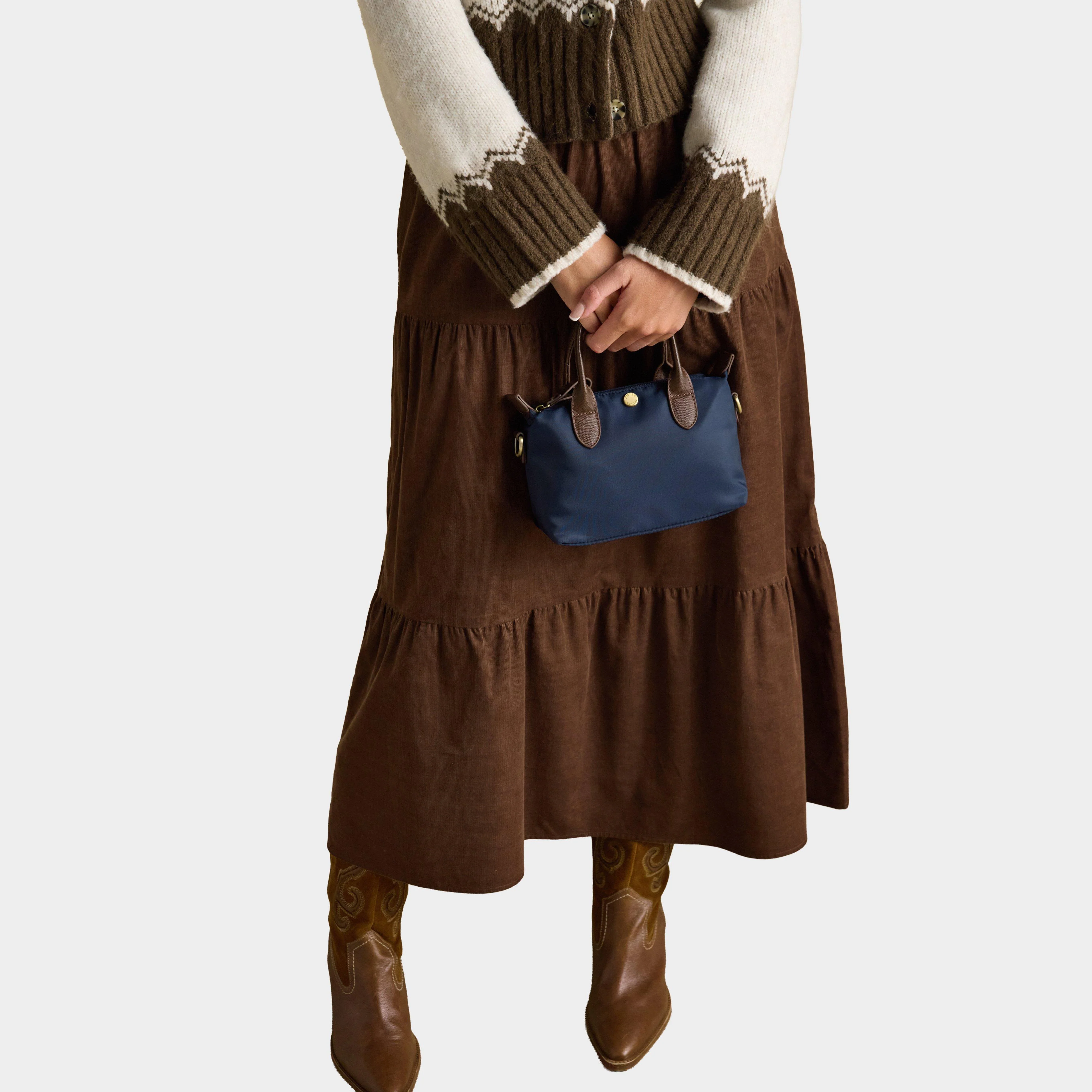 Small Edie Bag Navy - Image 8