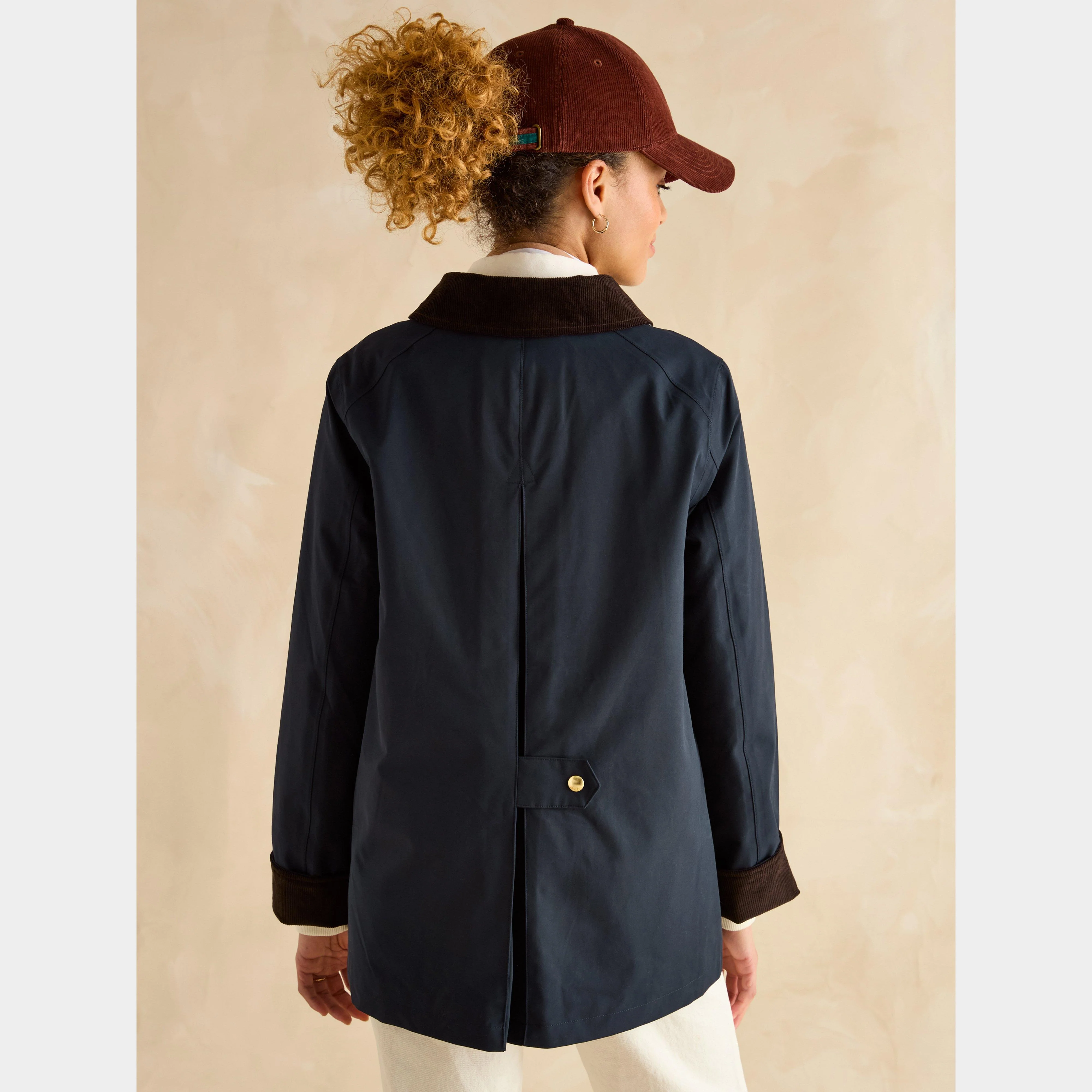 Womens Katherine Coat Navy - Image 2