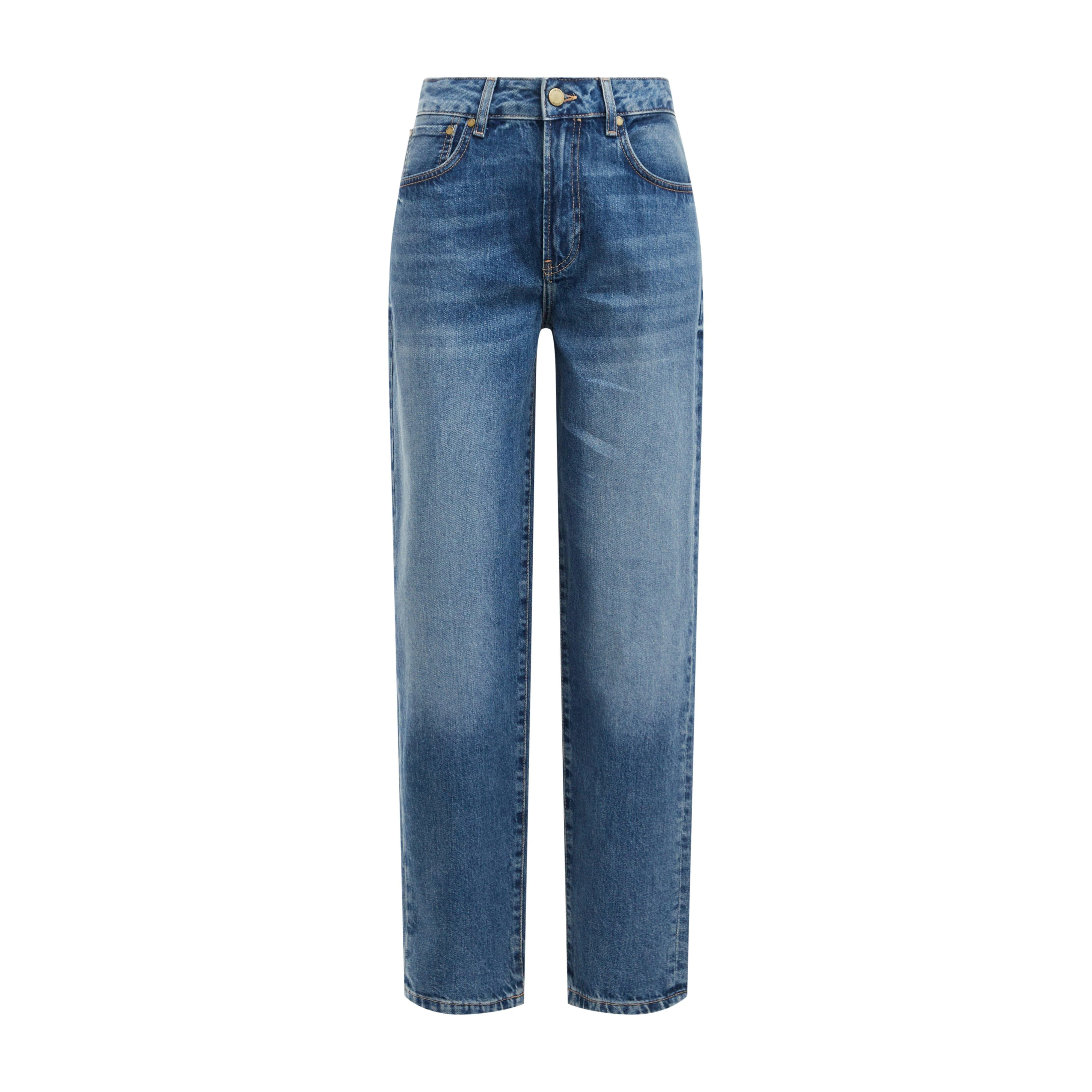 Womens Mid Relaxed Fit Mid-Rise Jeans - Image 8