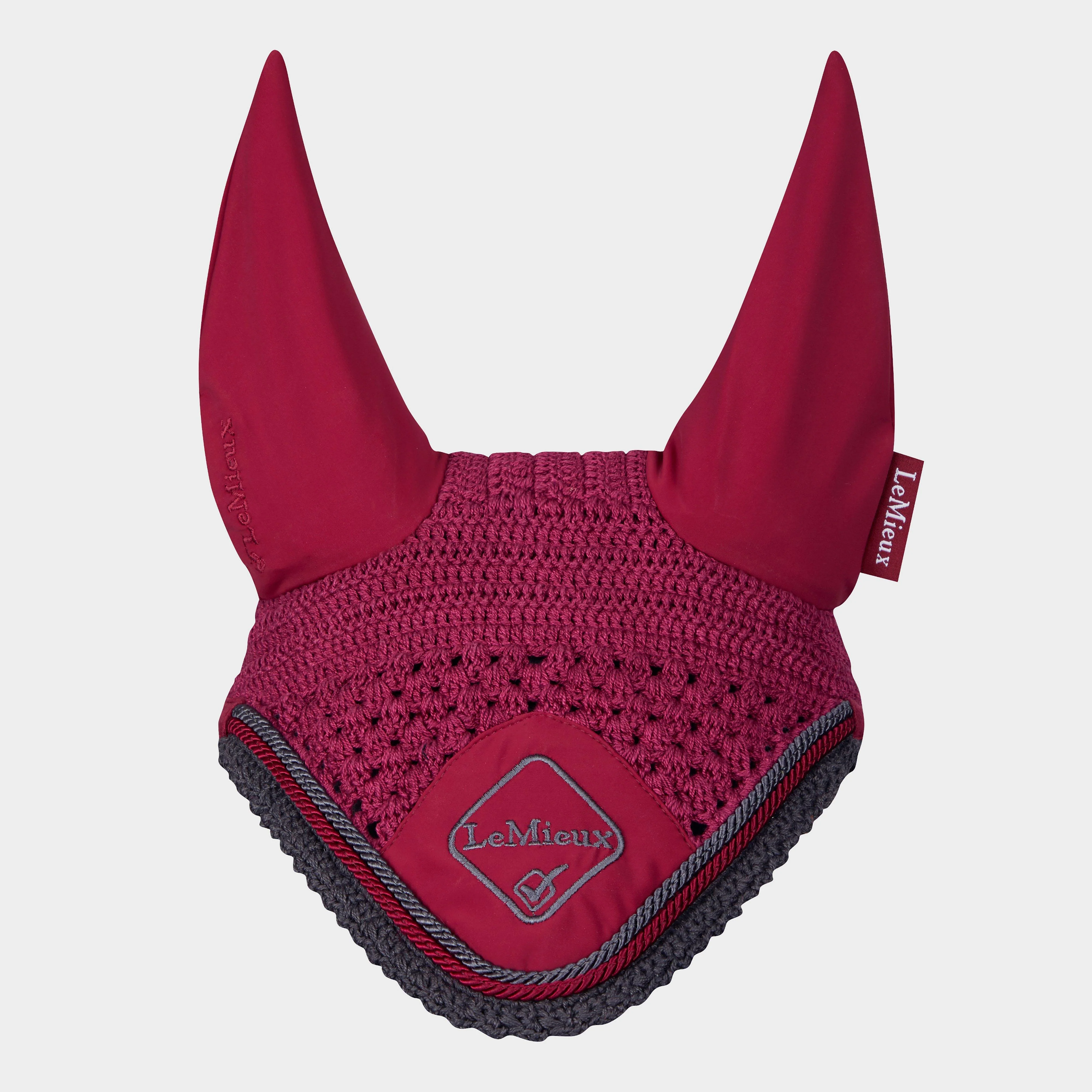 Classic Lycra Fly Hood Mulberry/Grey