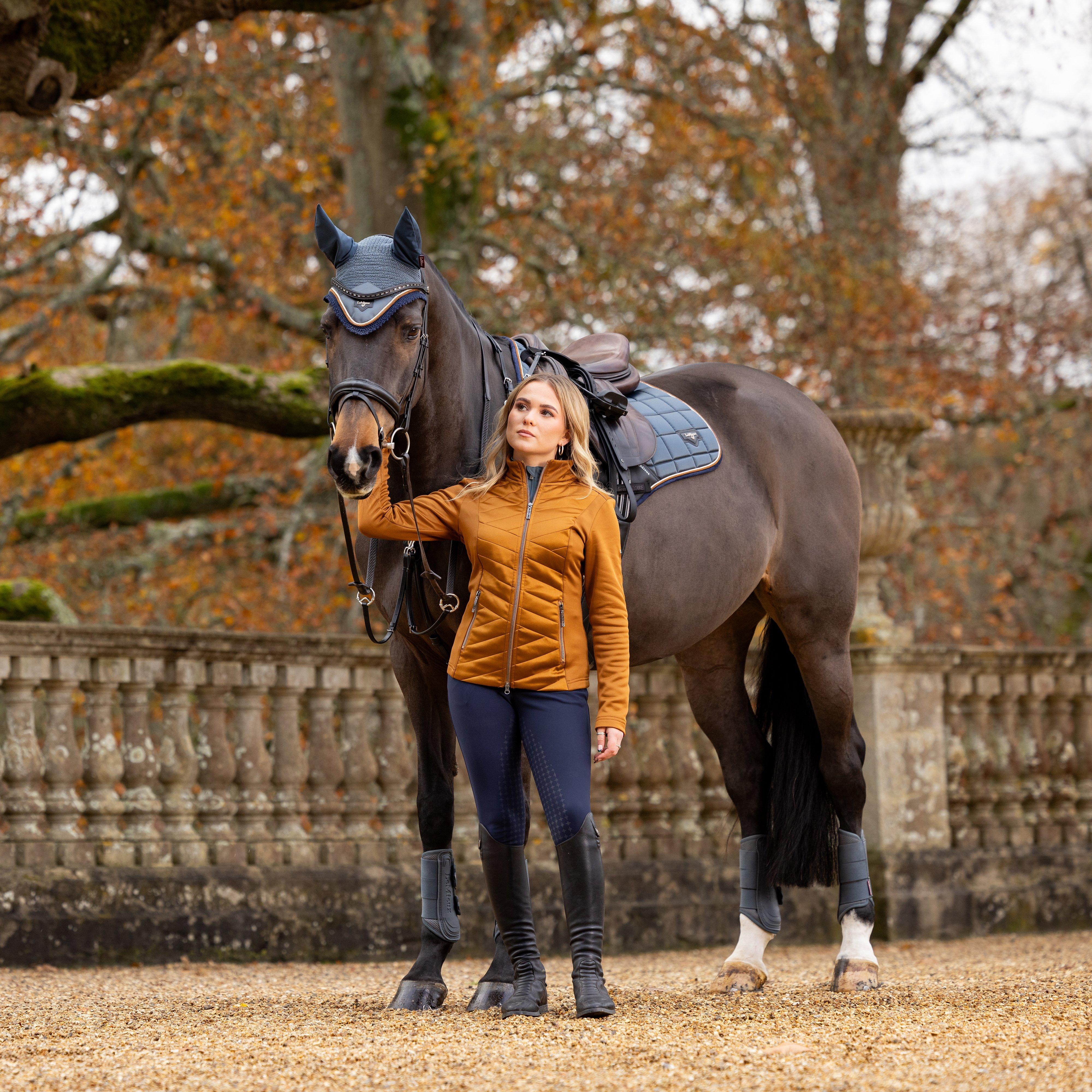 Loire Classic Close Contact Square Saddle Pad Petrol - Image 6