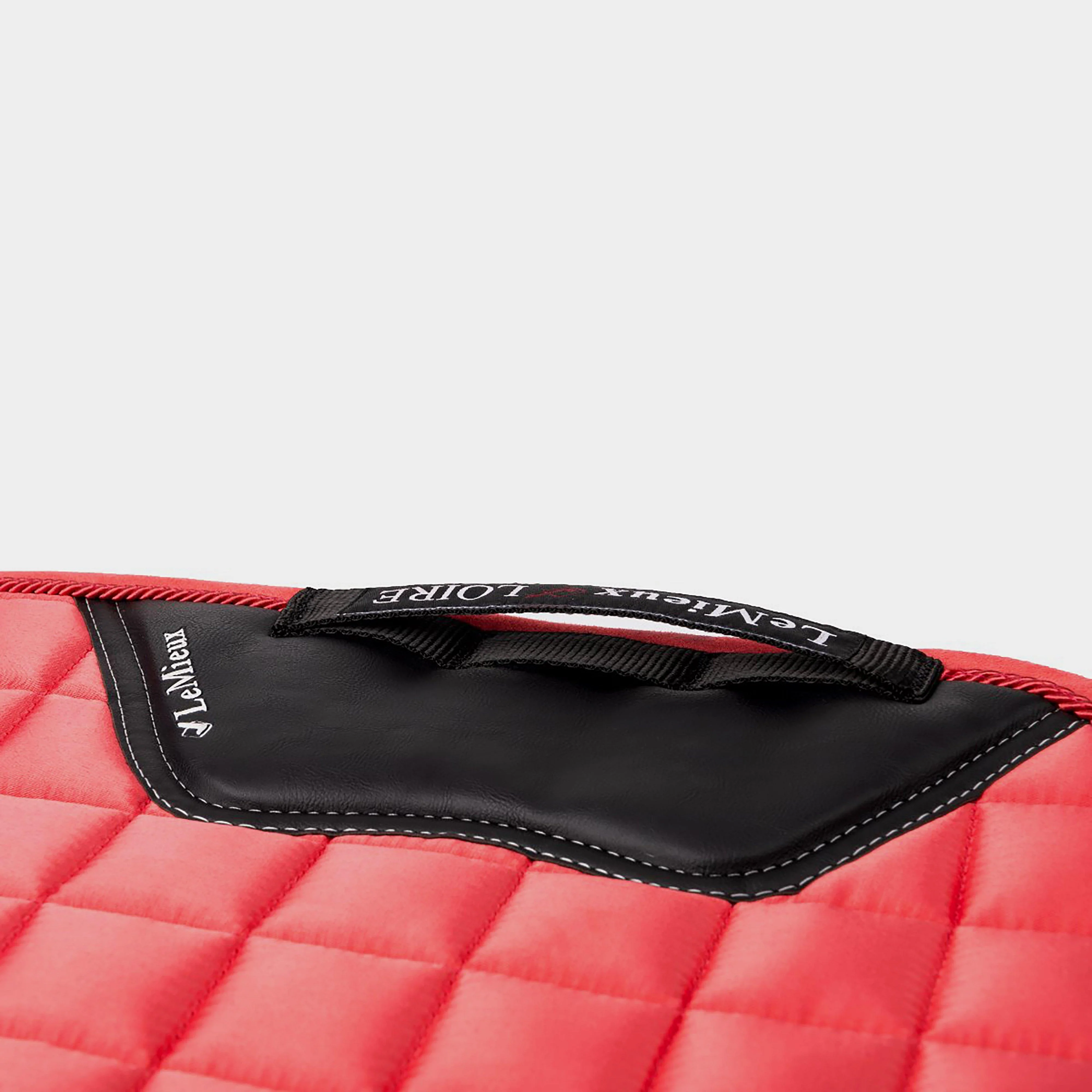 Loire Memory Satin Dressage Square Saddle Pad Papaya - Image 5