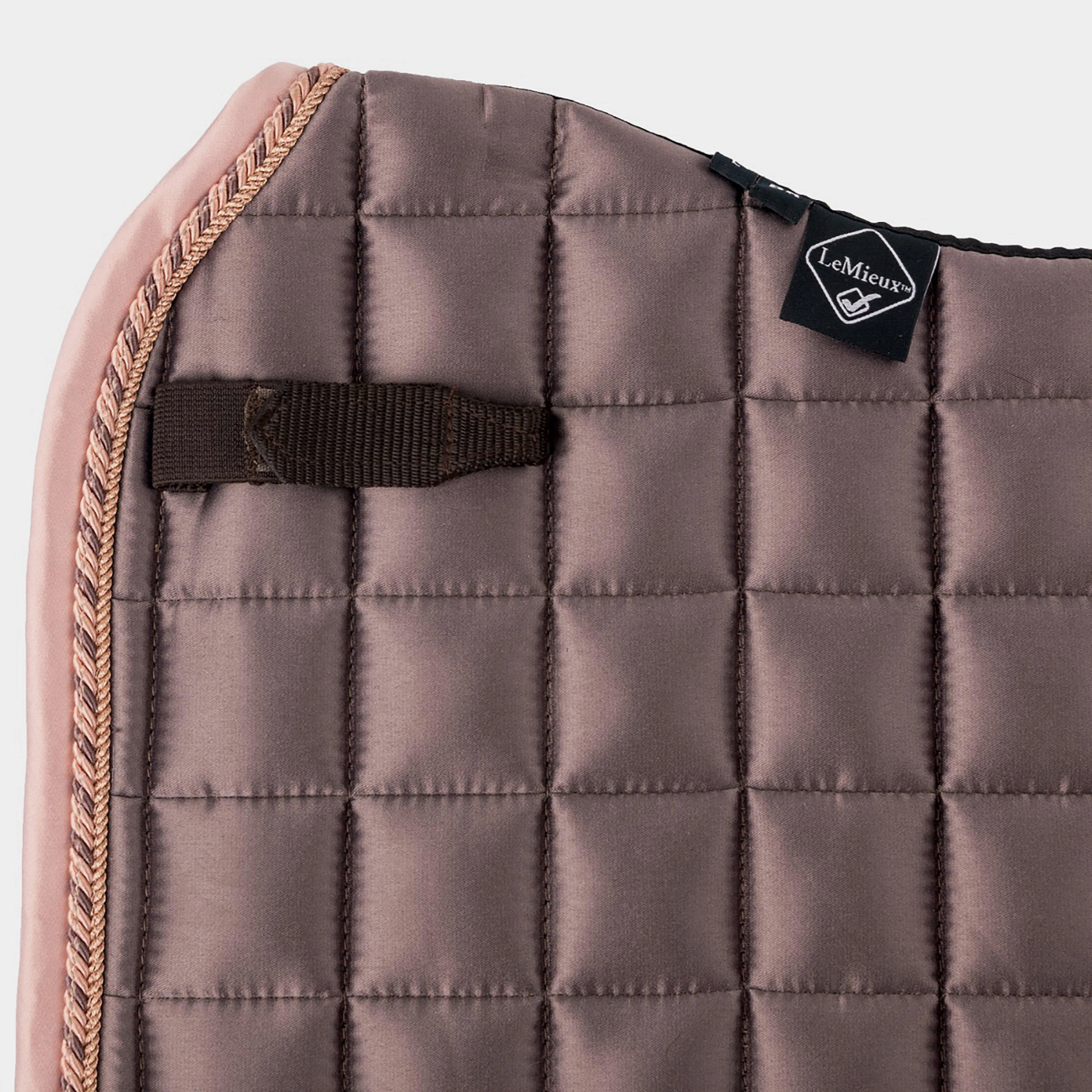 Loire Satin Dressage Saddle Pad Truffle - Image 4