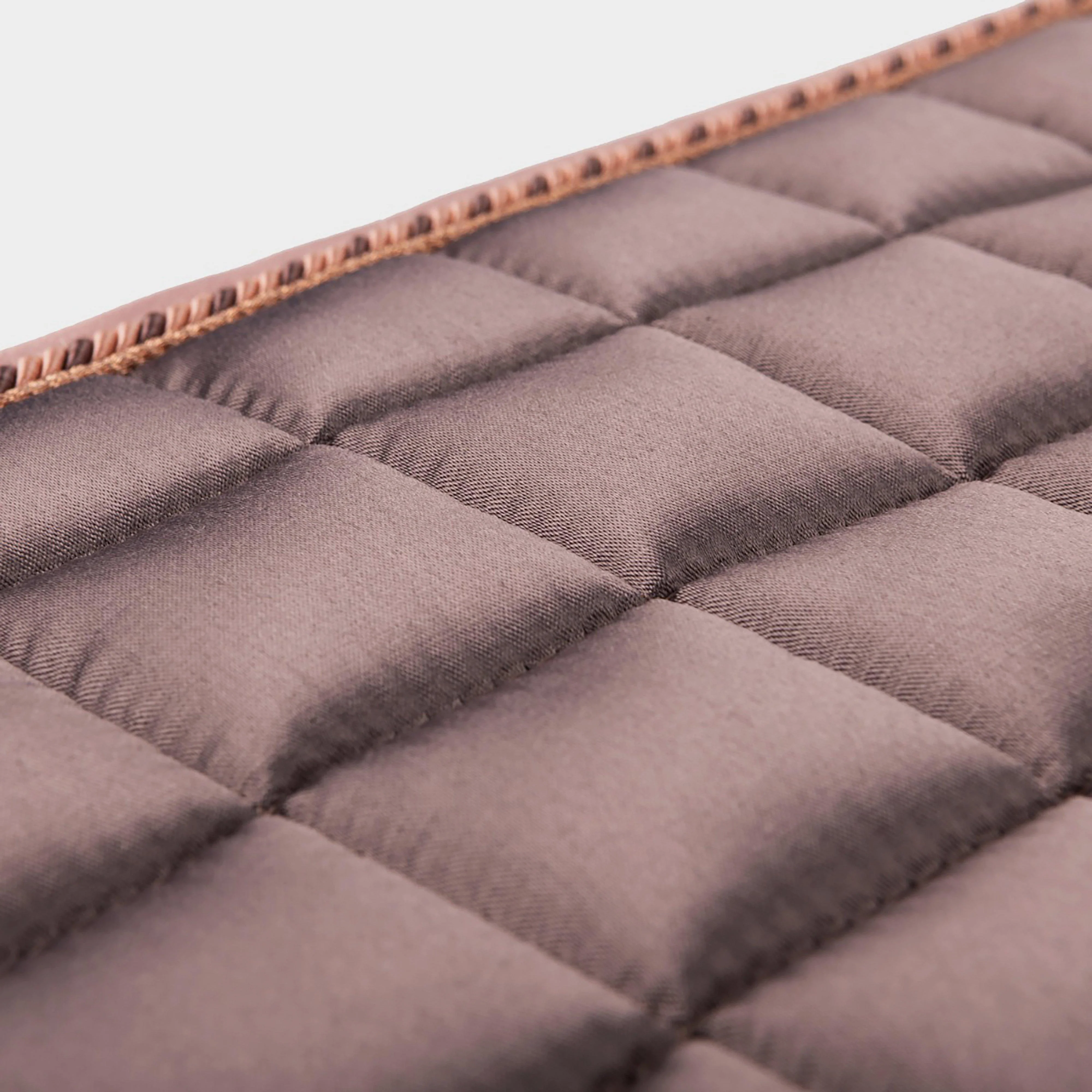 Loire Satin Dressage Saddle Pad Truffle - Image 6