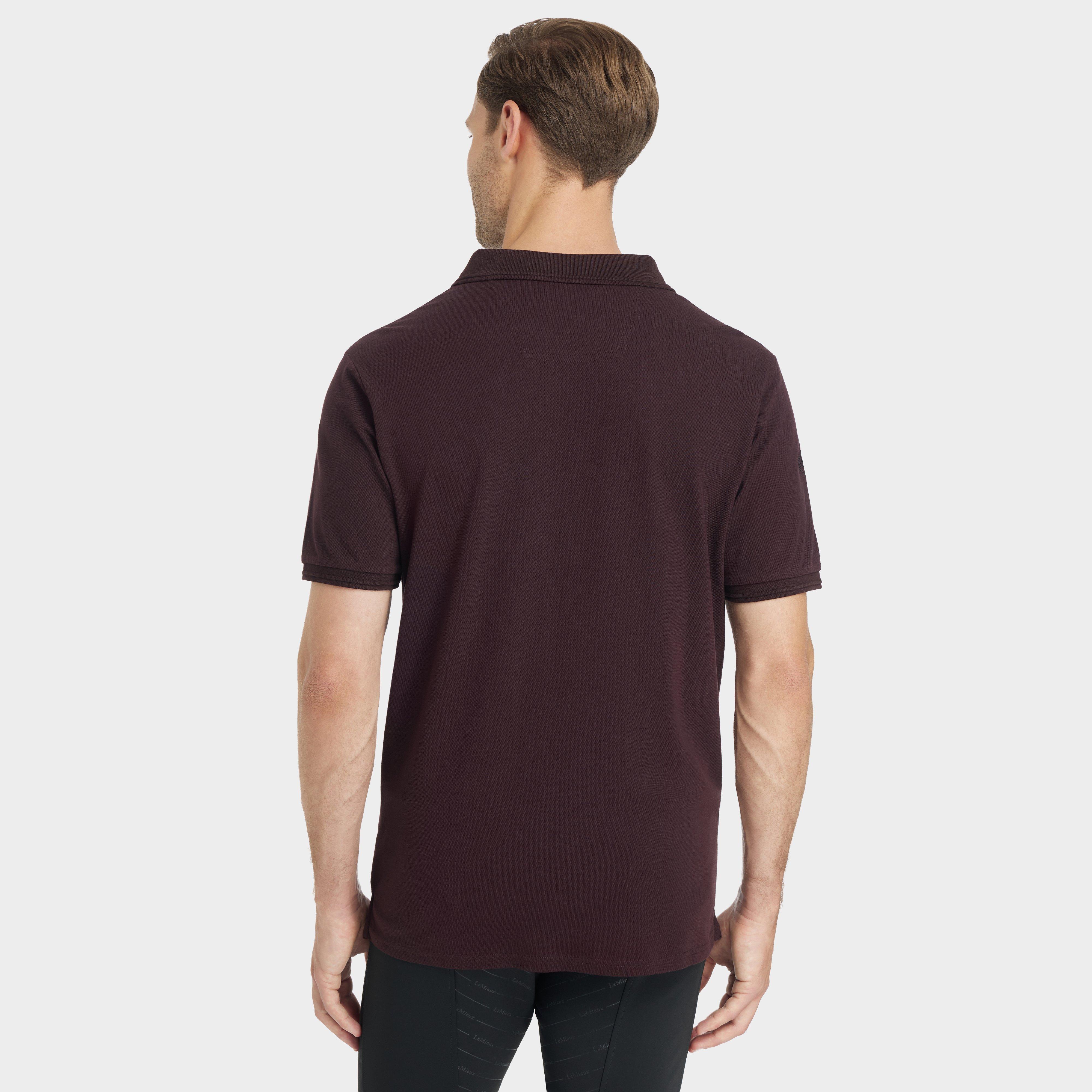 Men's Classique Polo Shirt Damson - Image 2