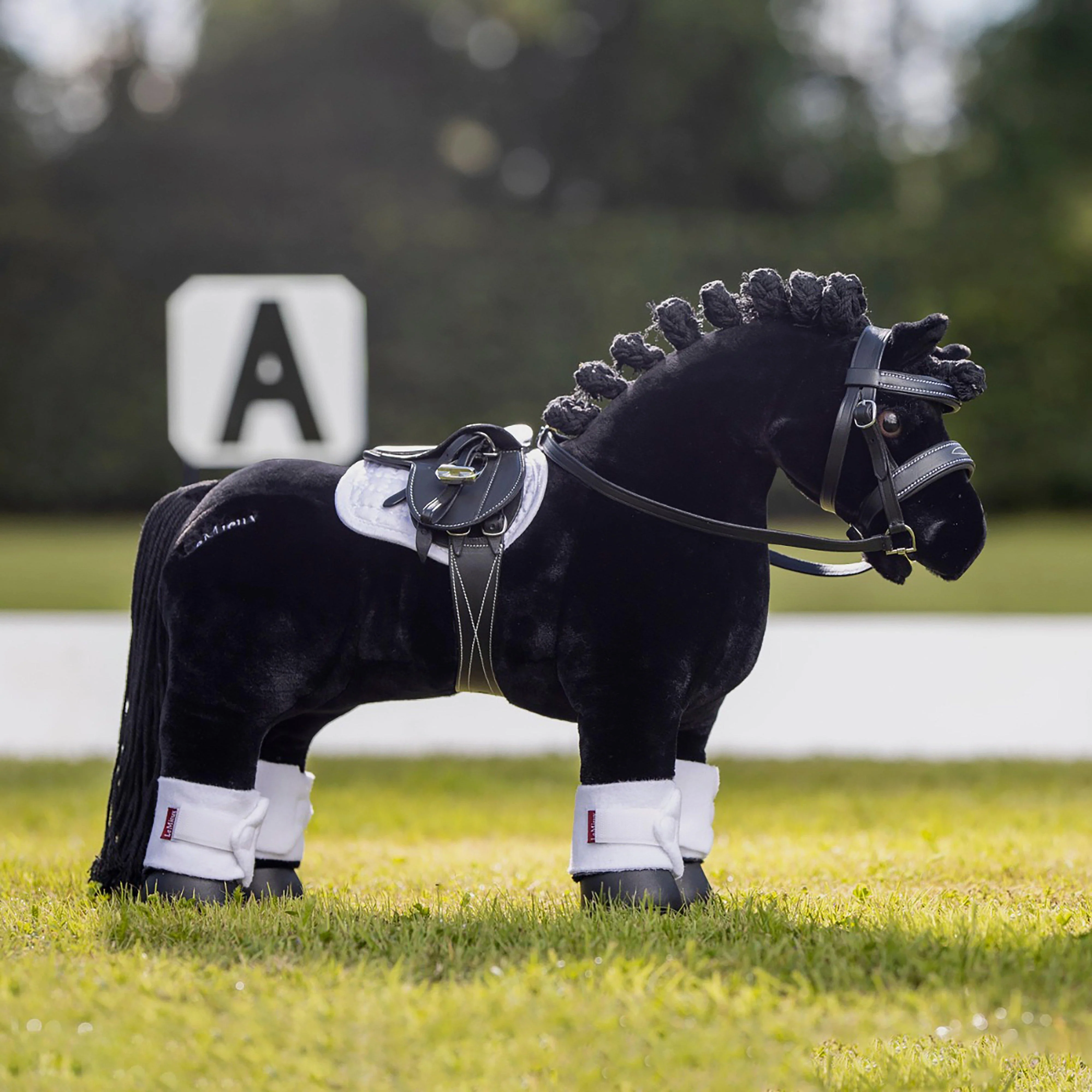 Mini LeMieux Toy Pony Polo Bandages White - Image 2