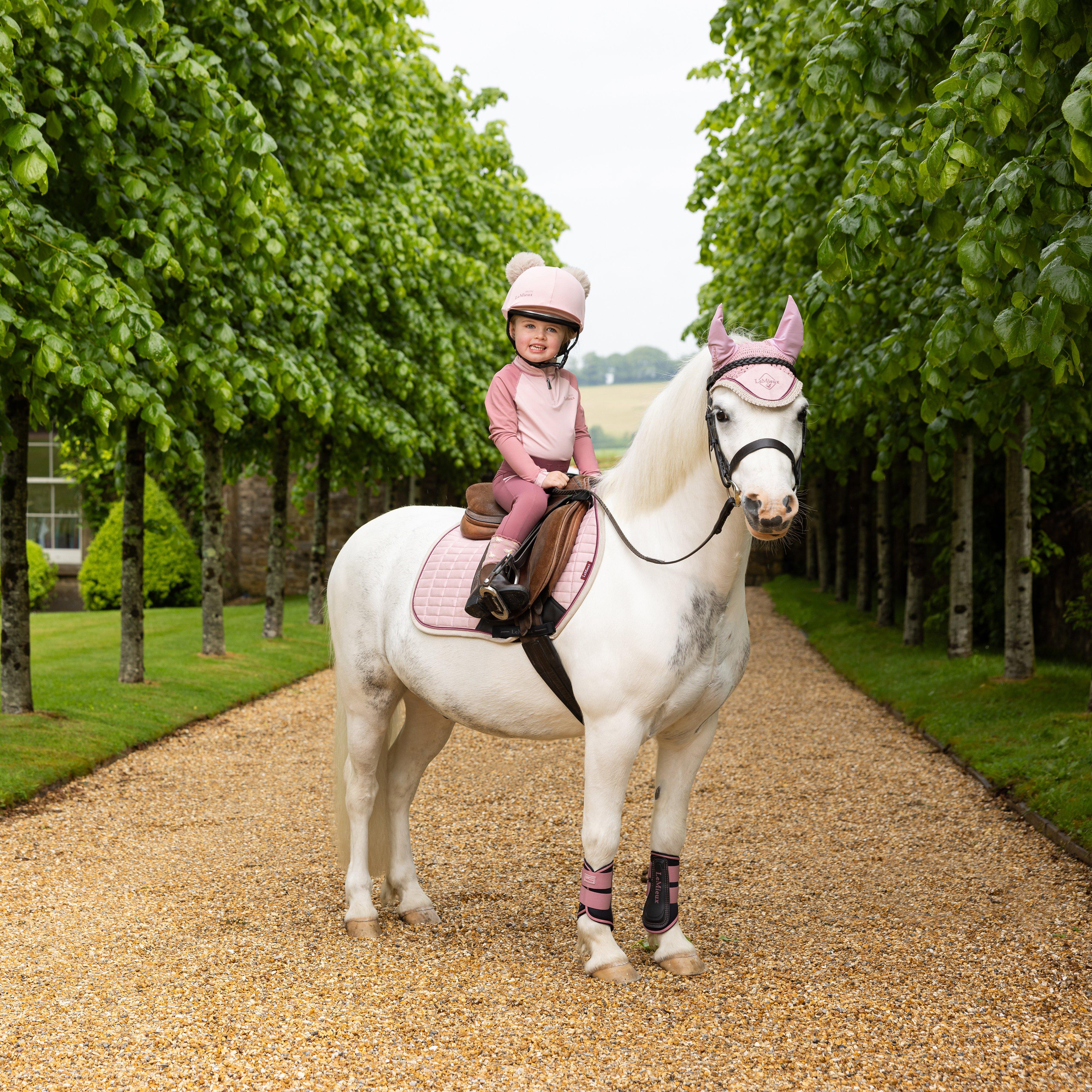 Mini Suede Close Contact Saddle Pad Blossom - Image 3