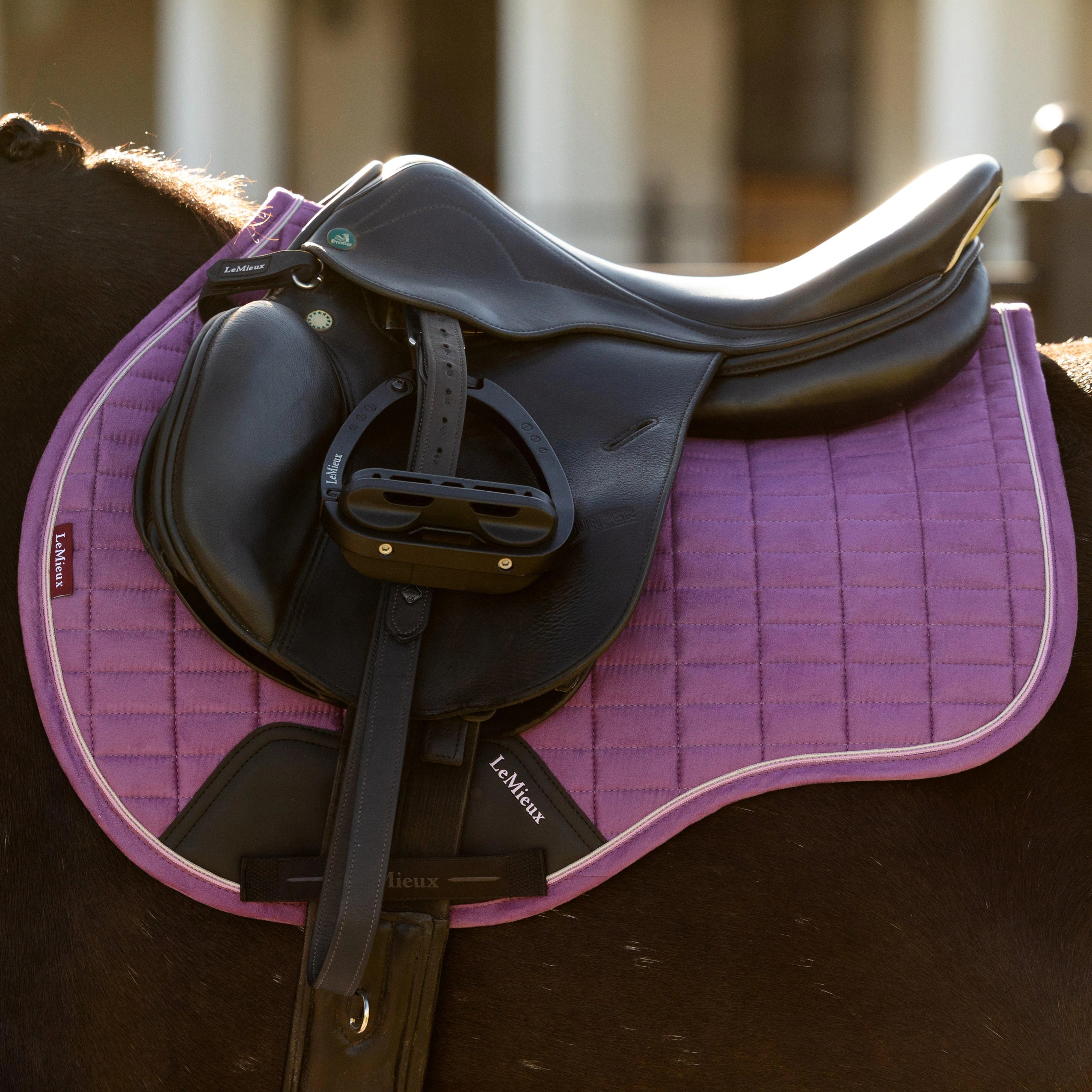 Suede GP Saddle Pad Mallow - Image 5