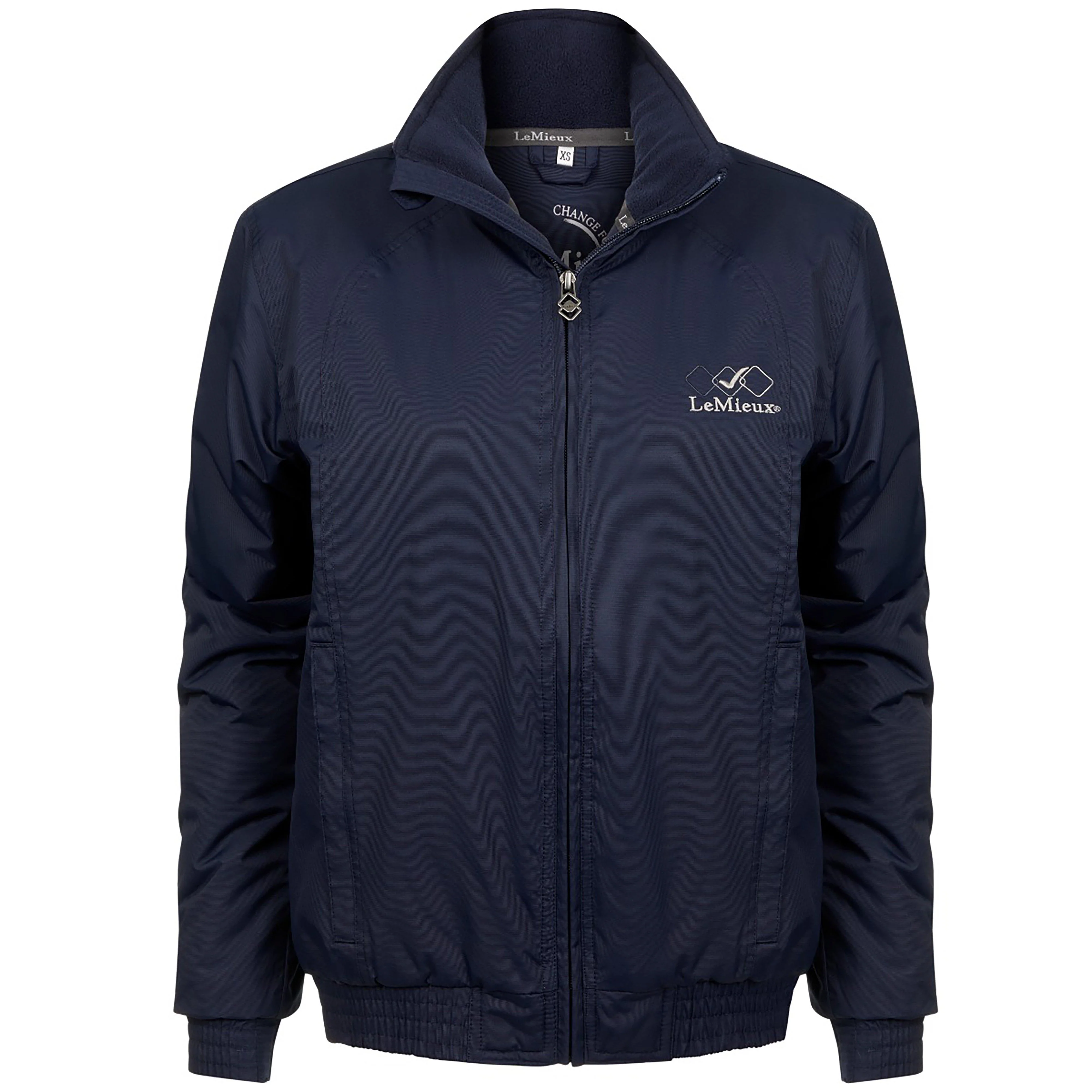 Team LeMieux Womens Waterproof Team Jacket Navy - Image 6