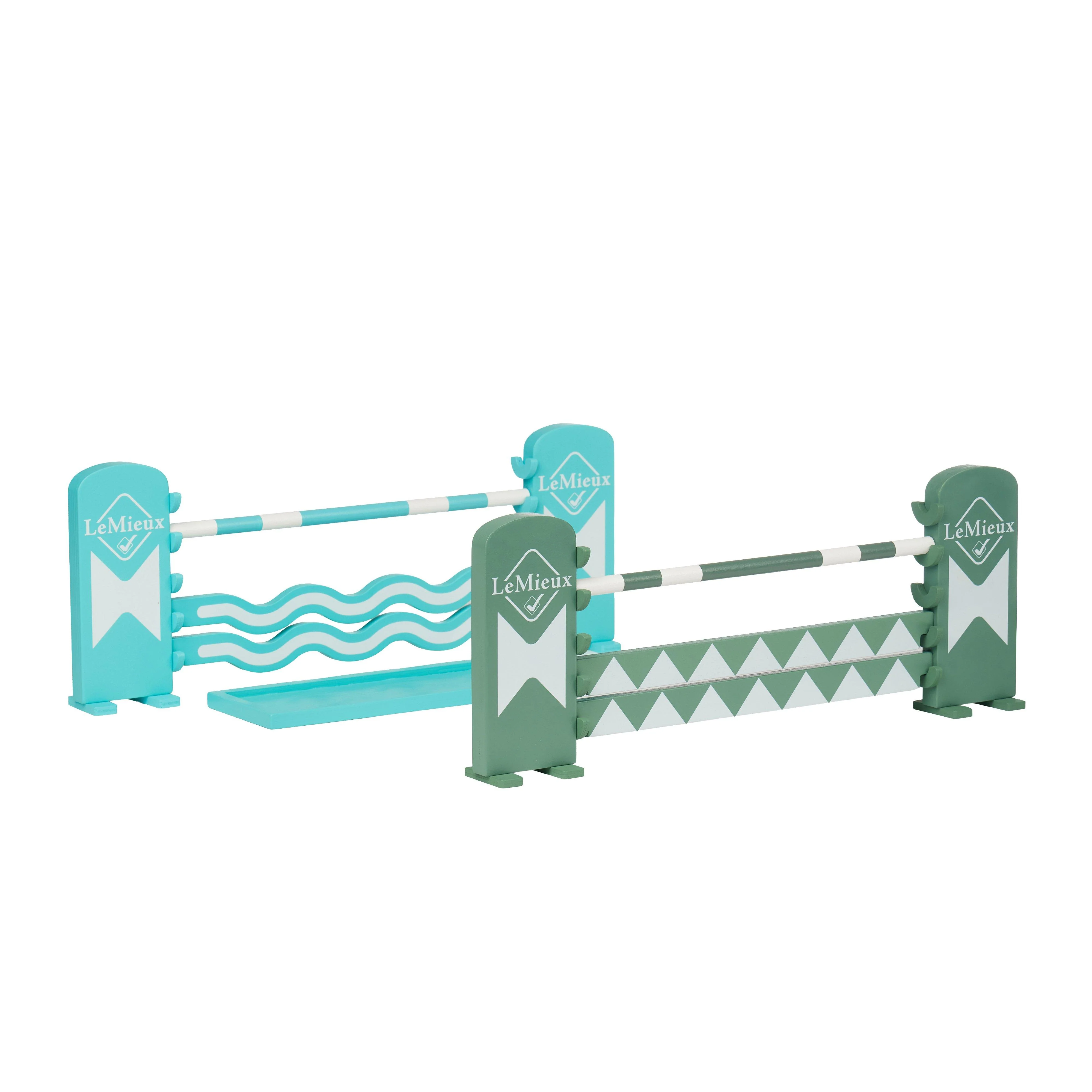 Toy Pony Jump Set Azure/Sage/White - Image 3