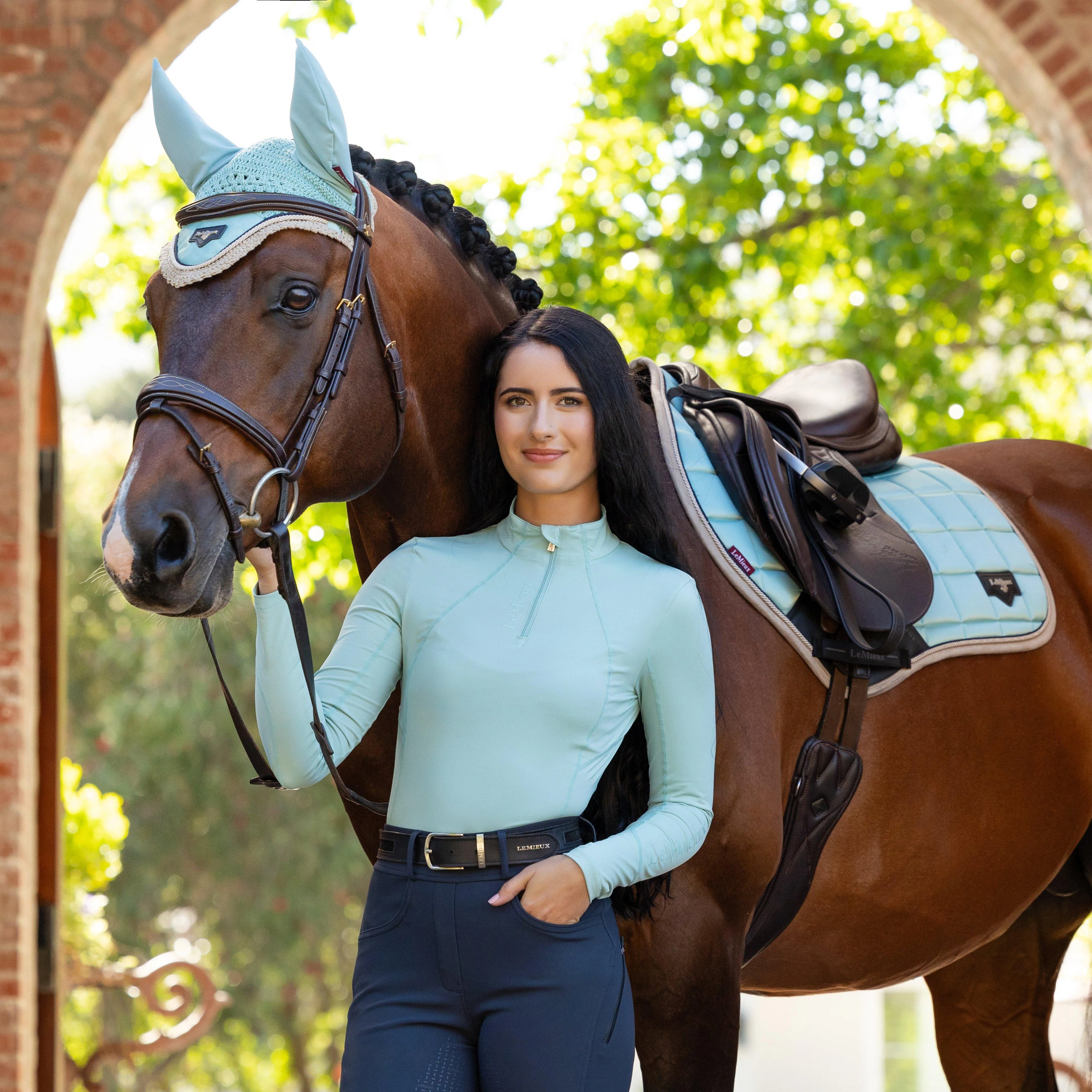 Womens Base Layer Aqua - Image 6