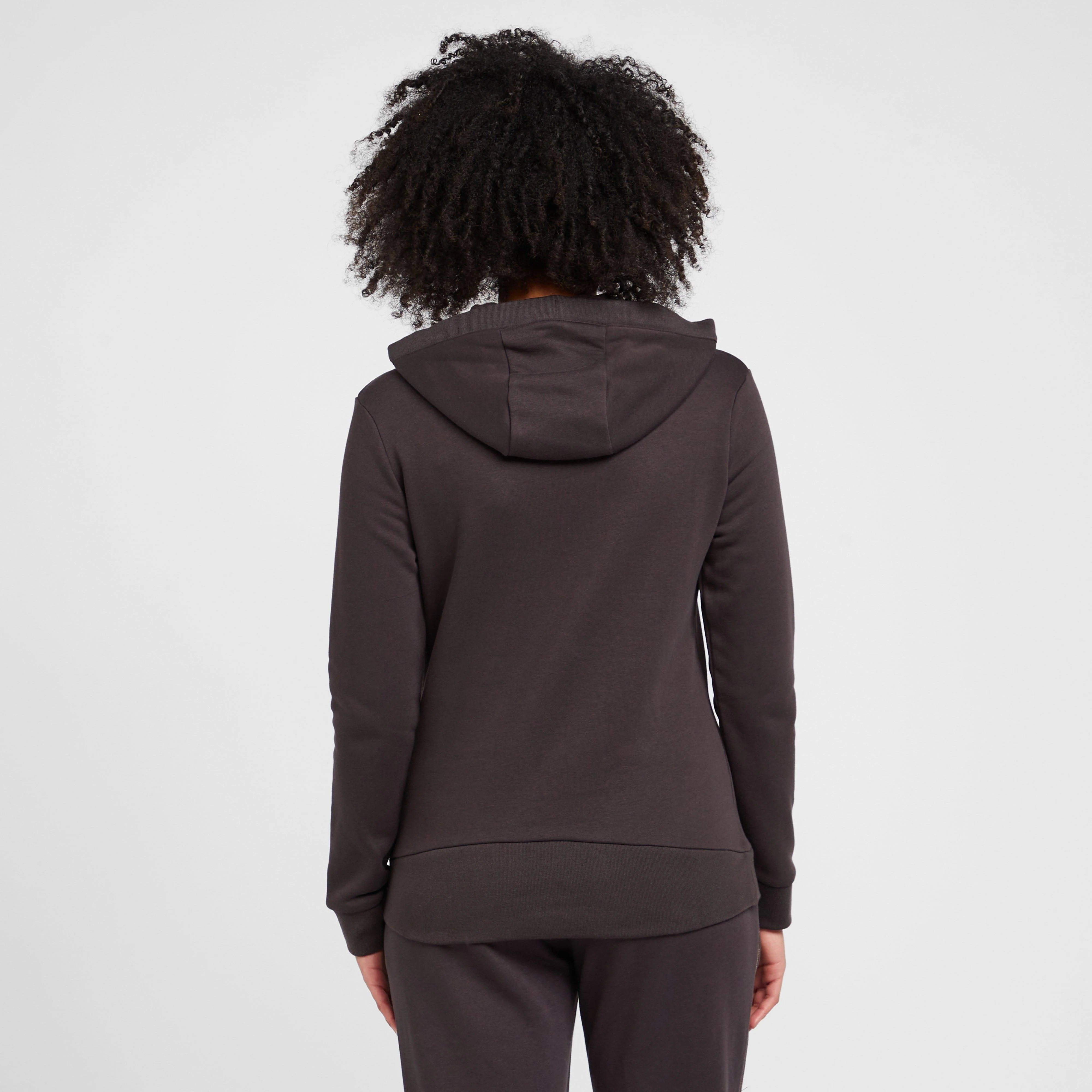 Womens Cross Over Hoodie Liquourice - Image 2
