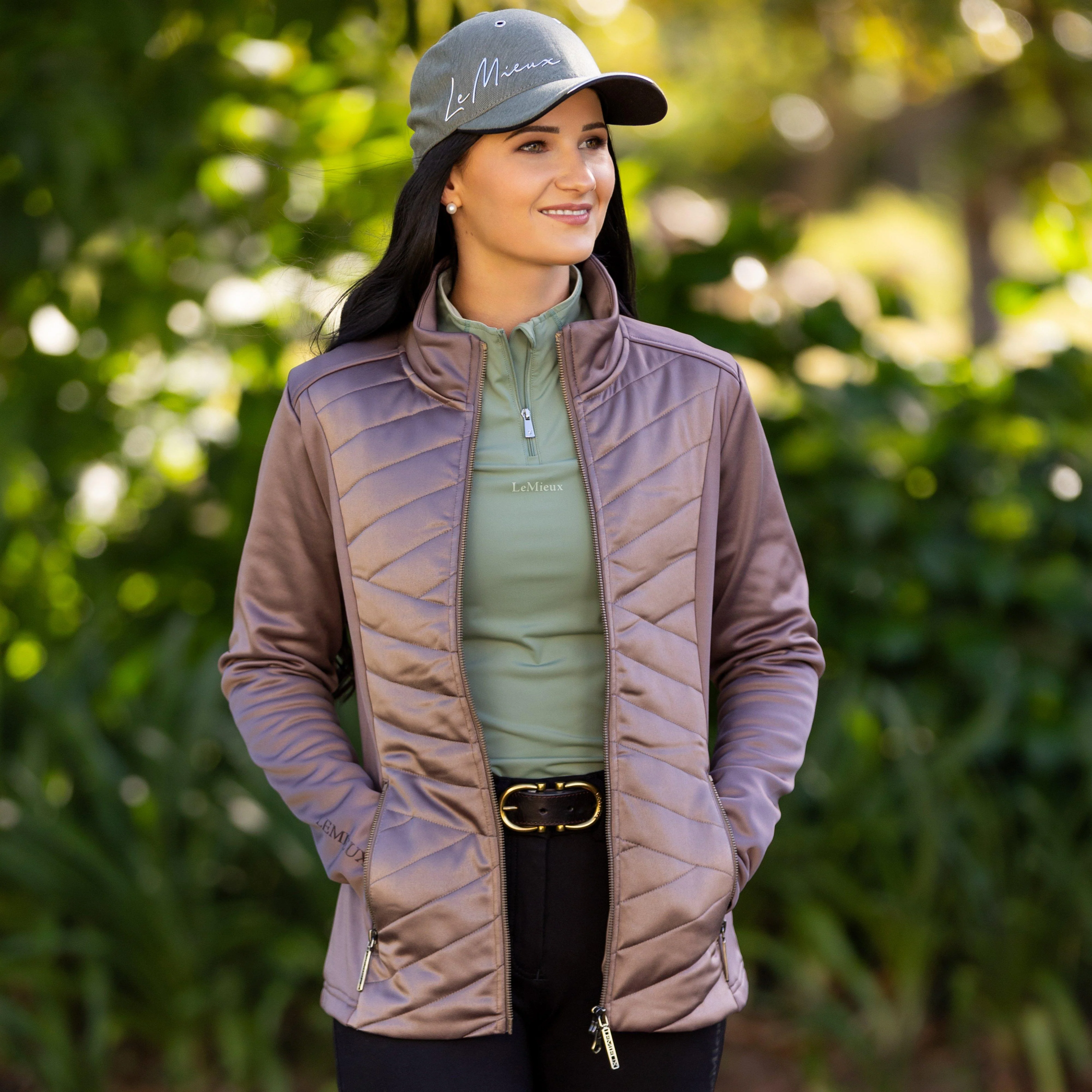 Womens Dynamique Jacket Walnut - Image 10