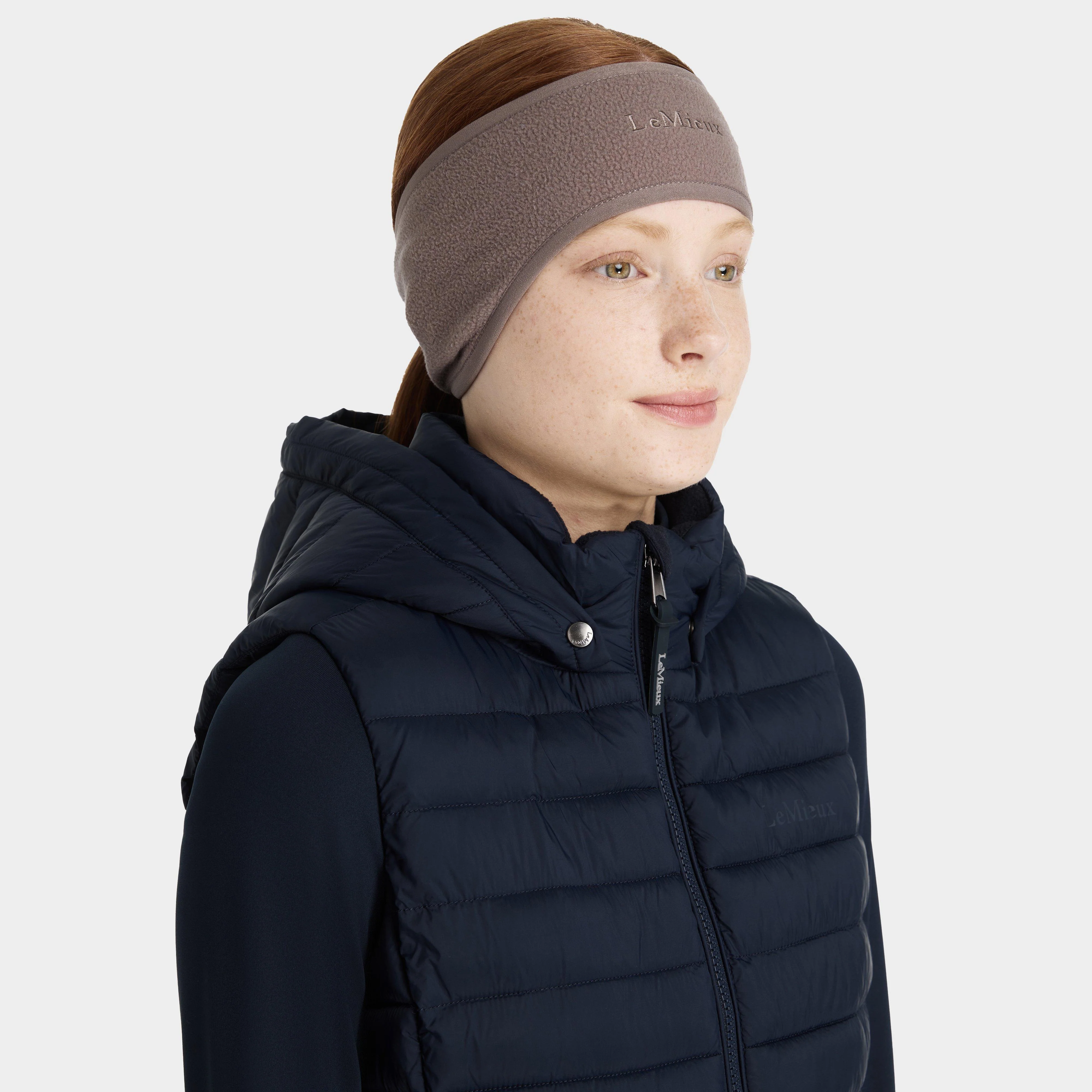 Womens Ear Warmer Headband Walnut - Image 4