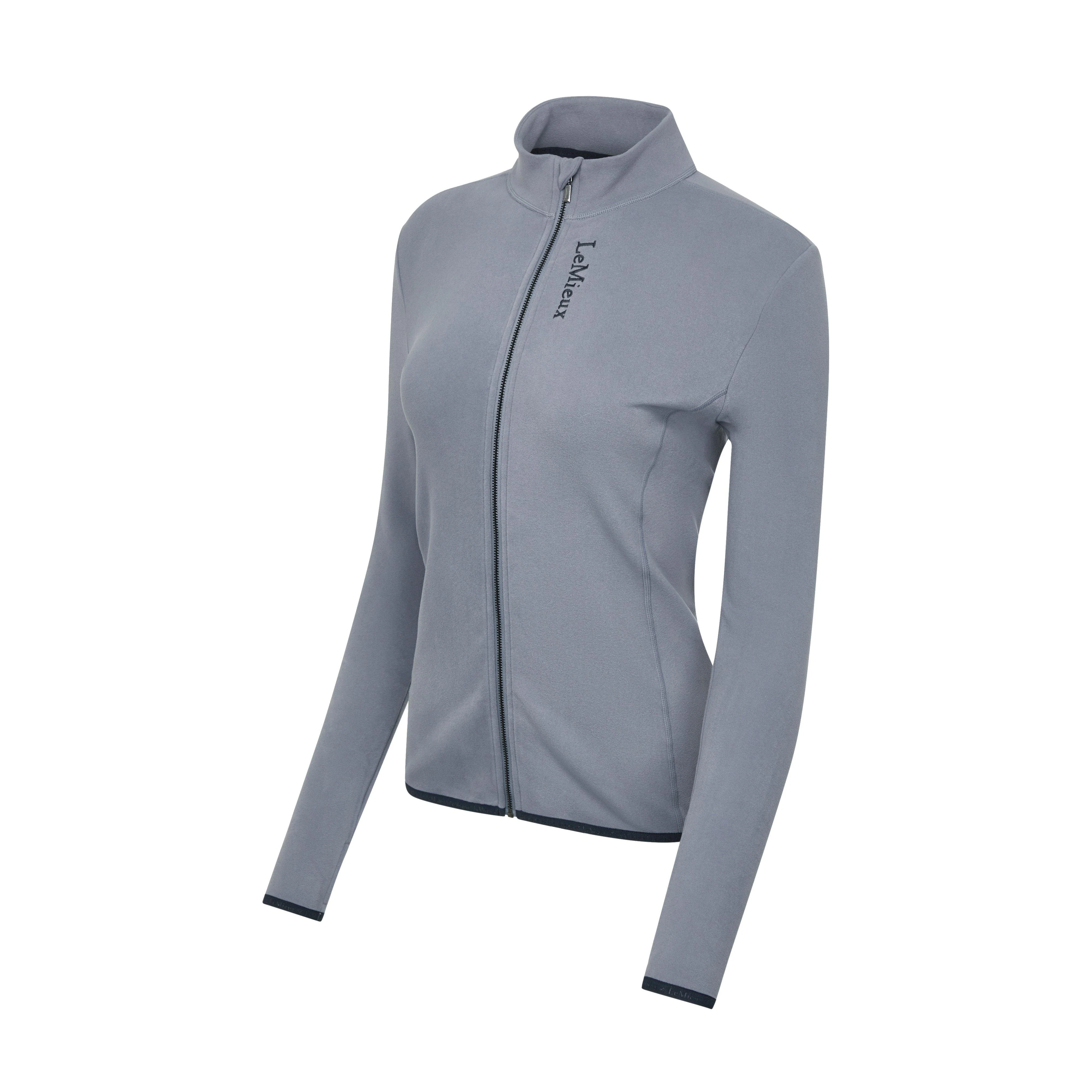 Womens Faye Zip Through Fleece Jay Blue - Image 4