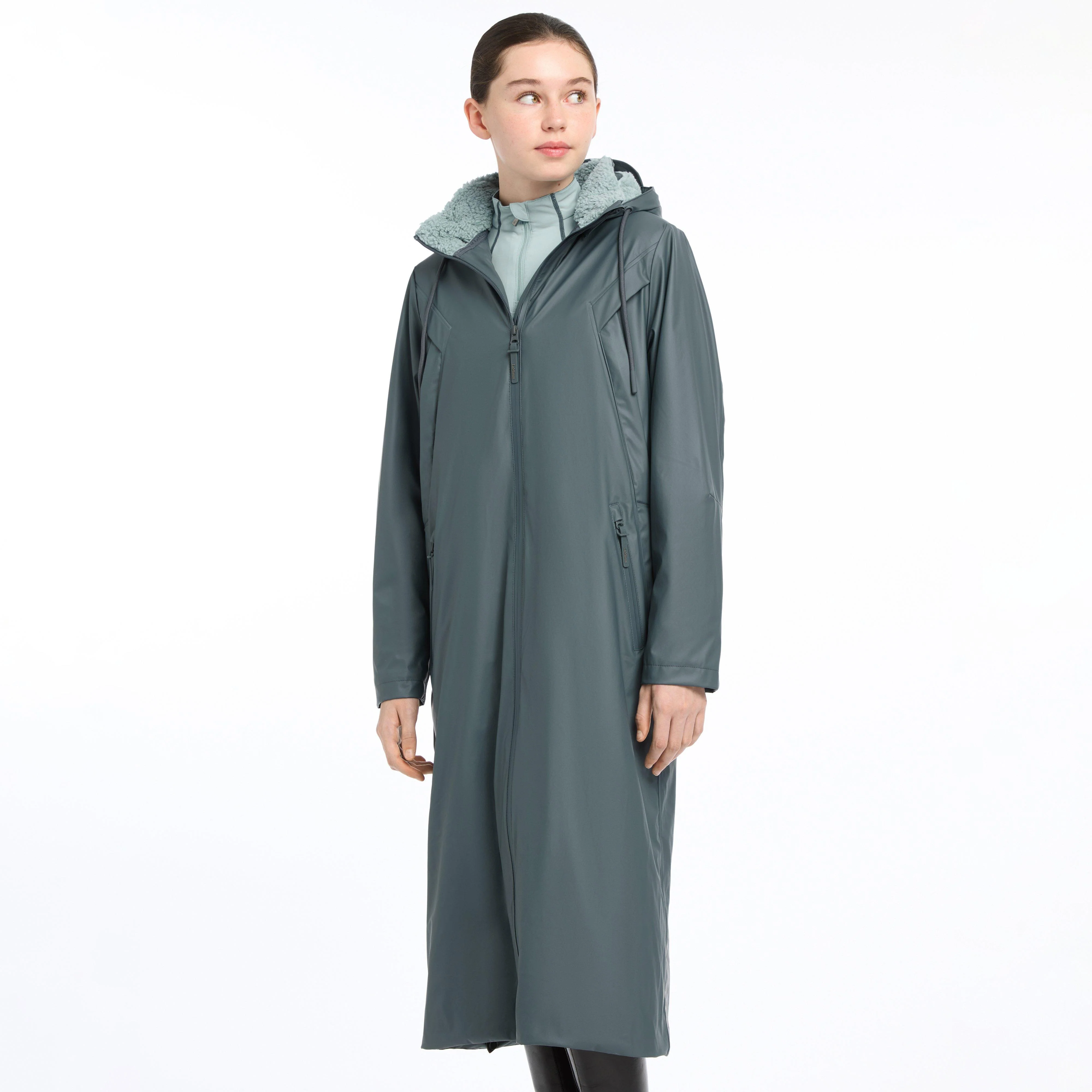 Young Rider All Elements Coat Petrol
