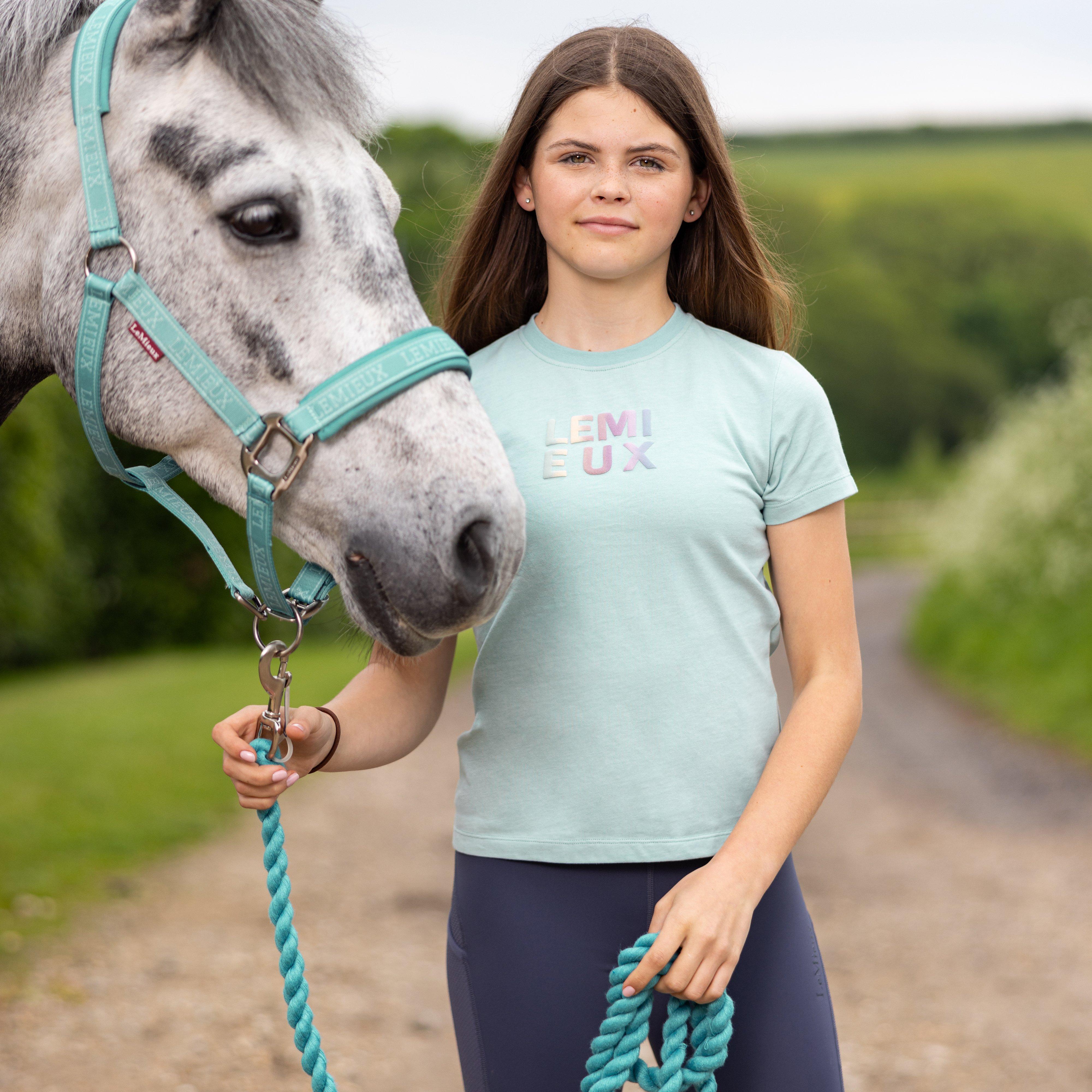Young Rider Arianna T-Shirt Aqua - Image 6