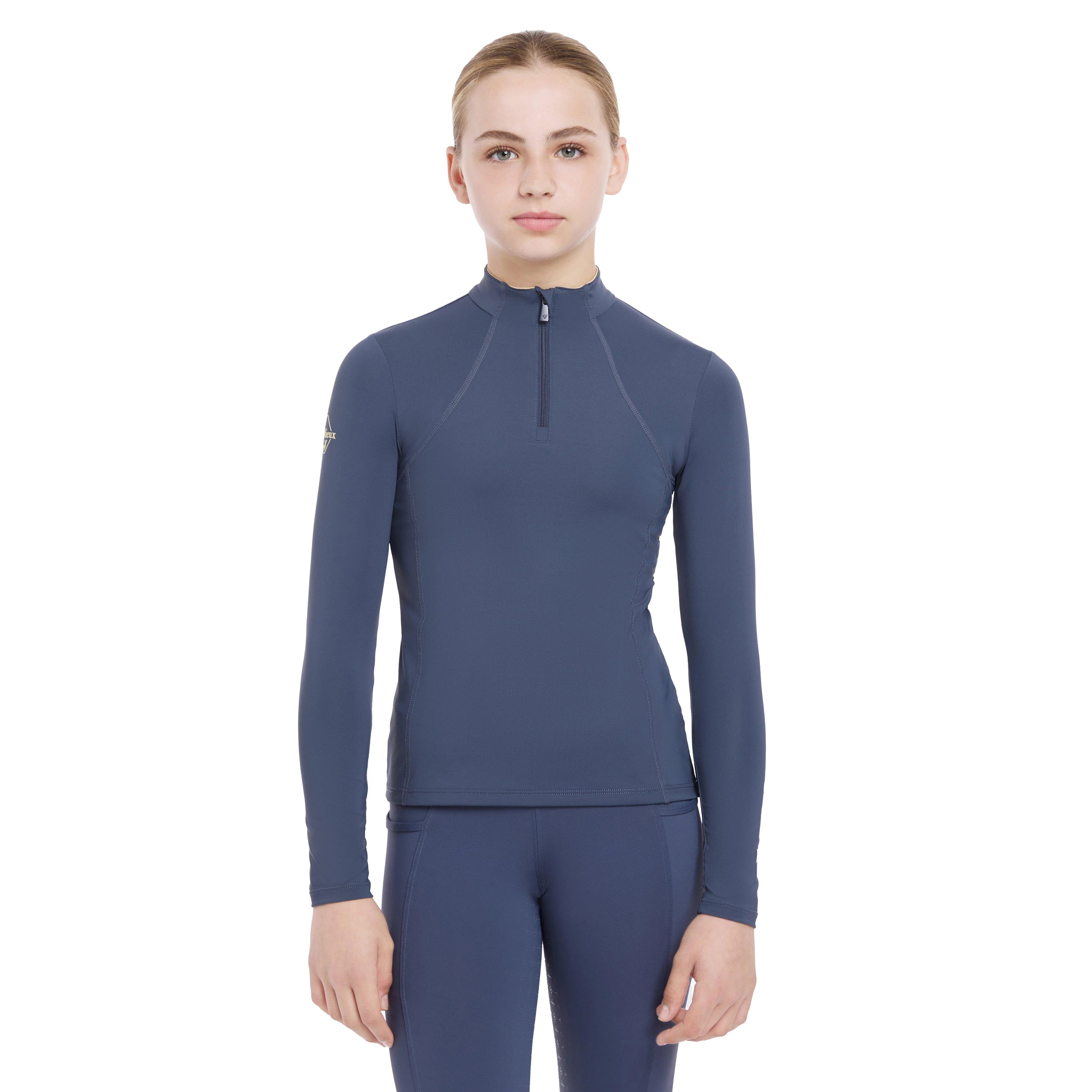 Young Rider Base Layer Dusk Blue - Image 5
