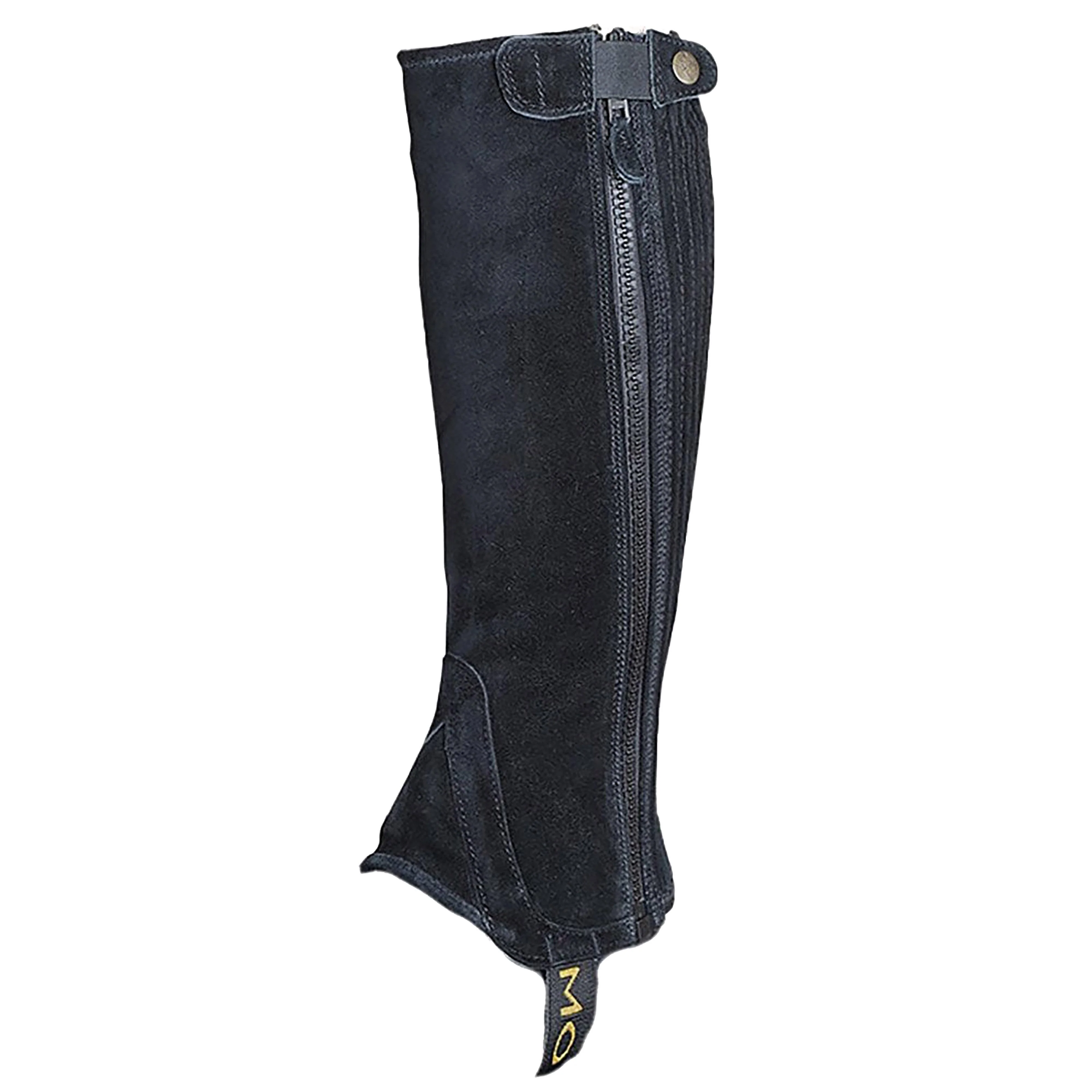 Childs Suede Half Chaps Black - Image 3