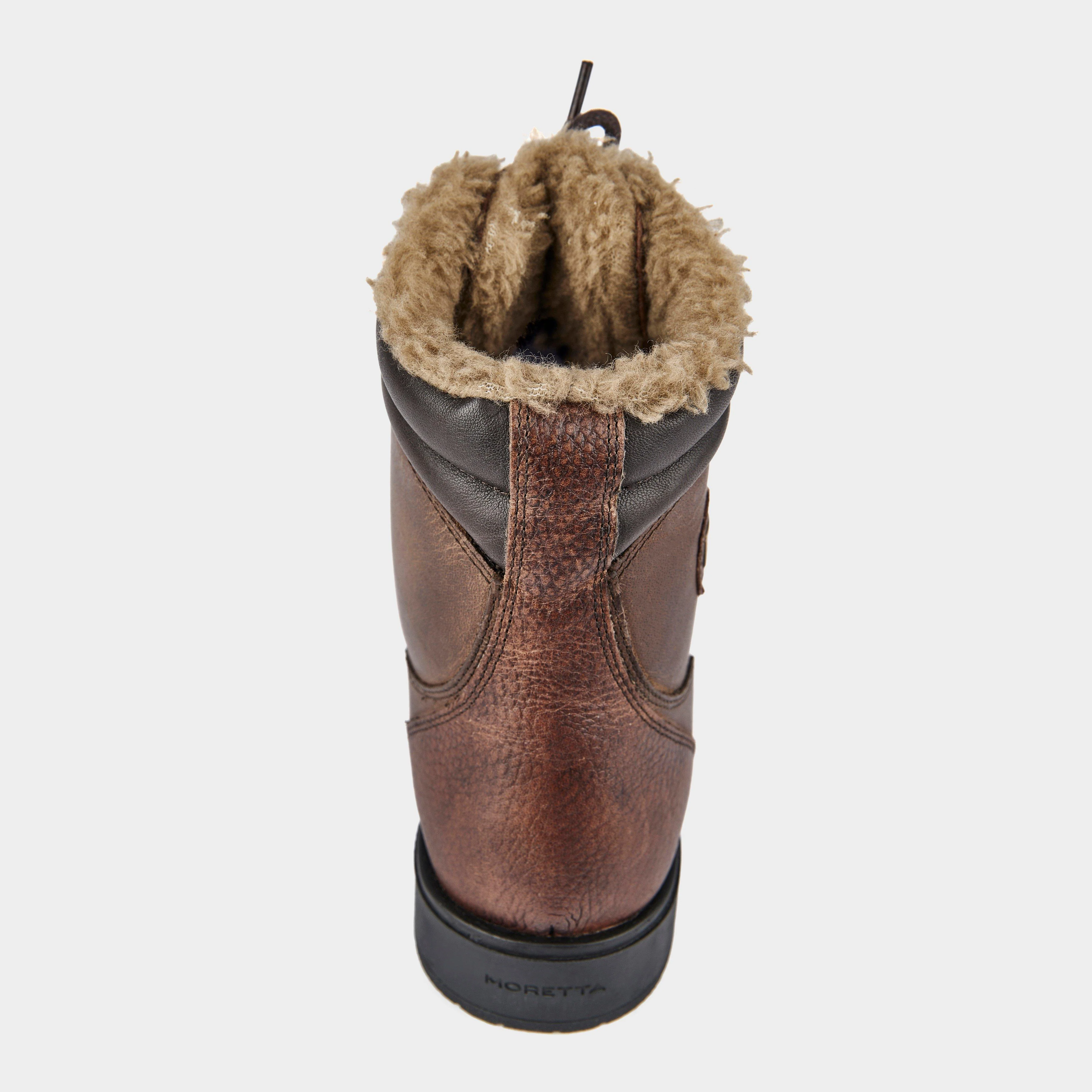Ottavia Lace Country Boots Dark Brown - Image 4