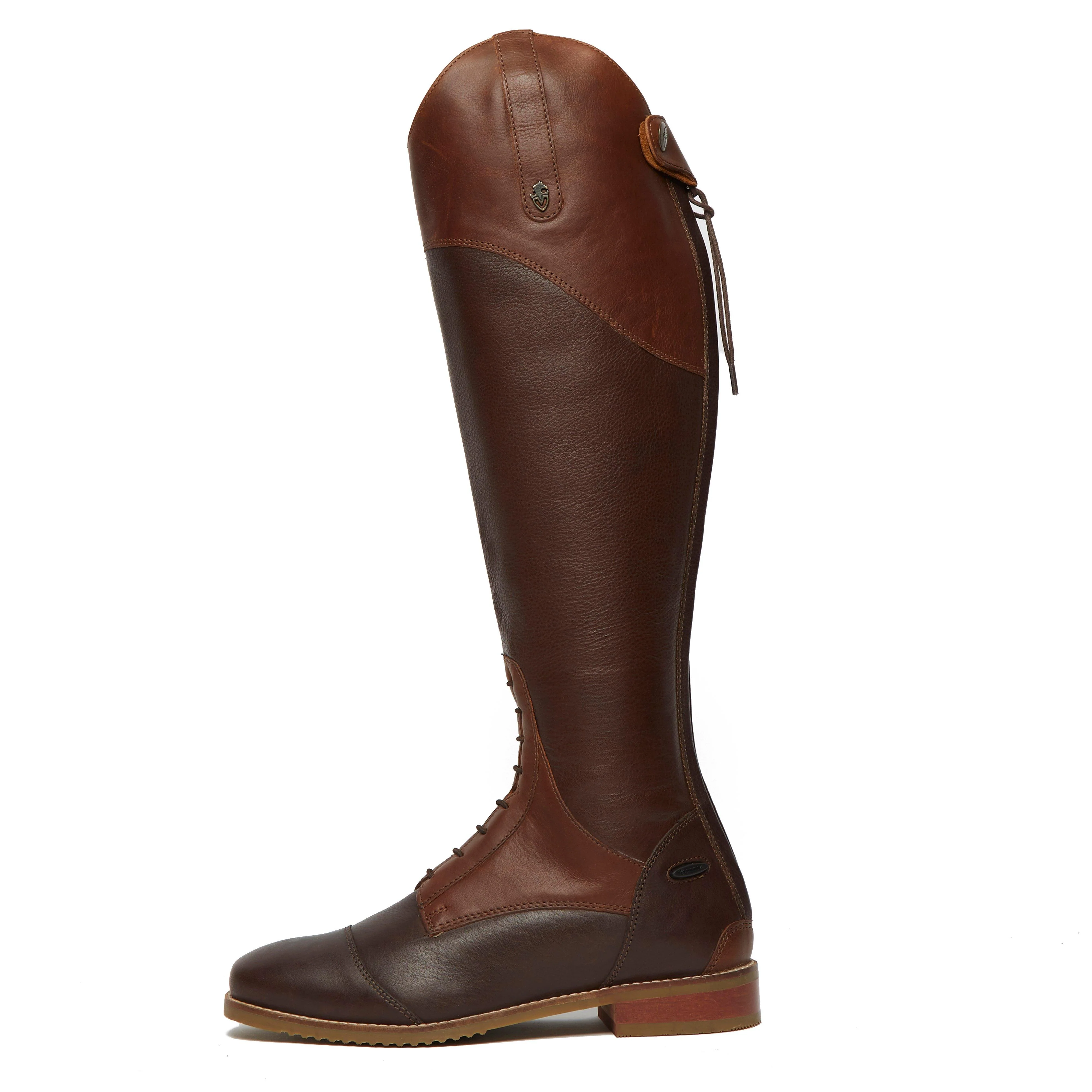 Womens Pietra Tall Riding Boots Chestnut - Image 7
