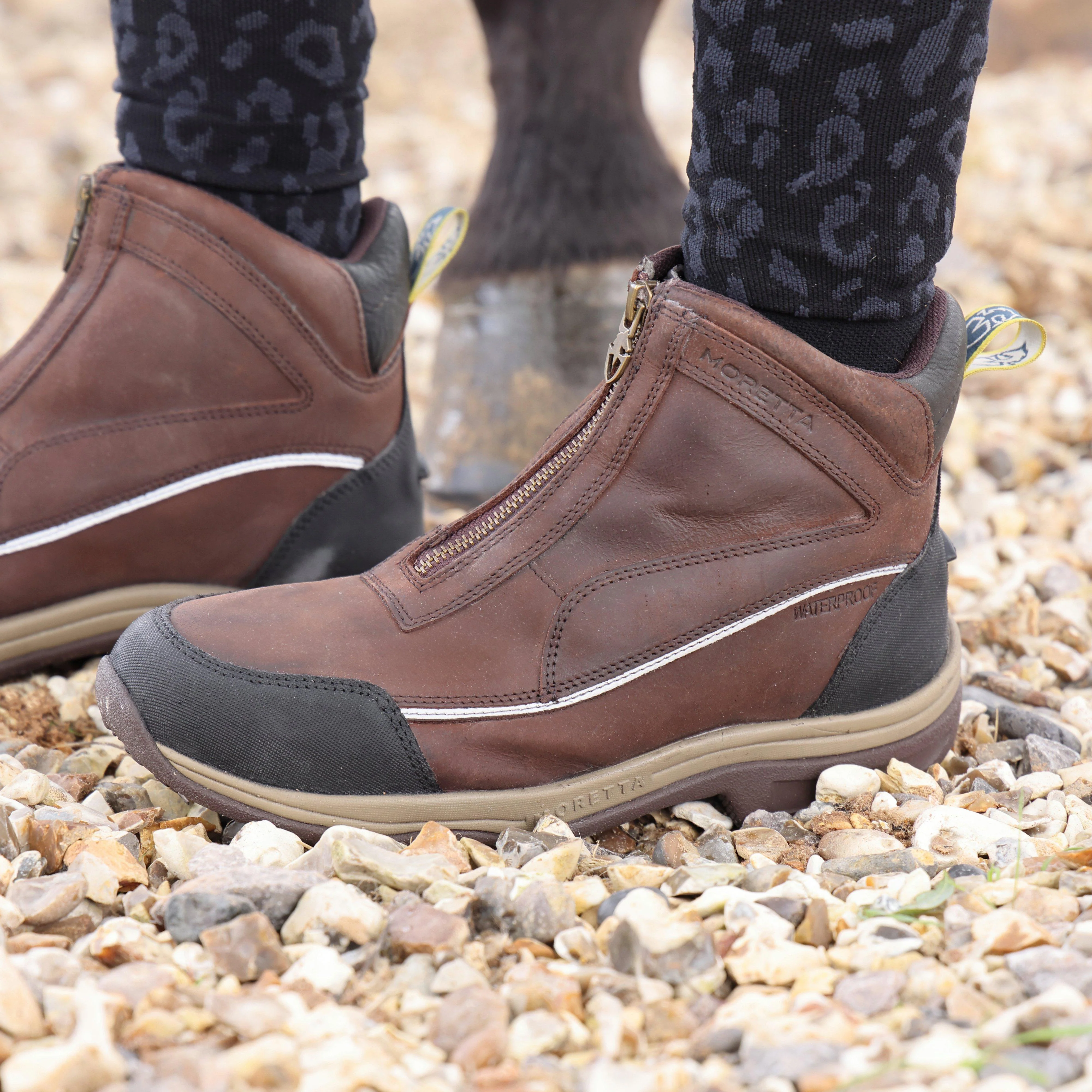 Womens Vittoria XGRIP Boots Brown - Image 9