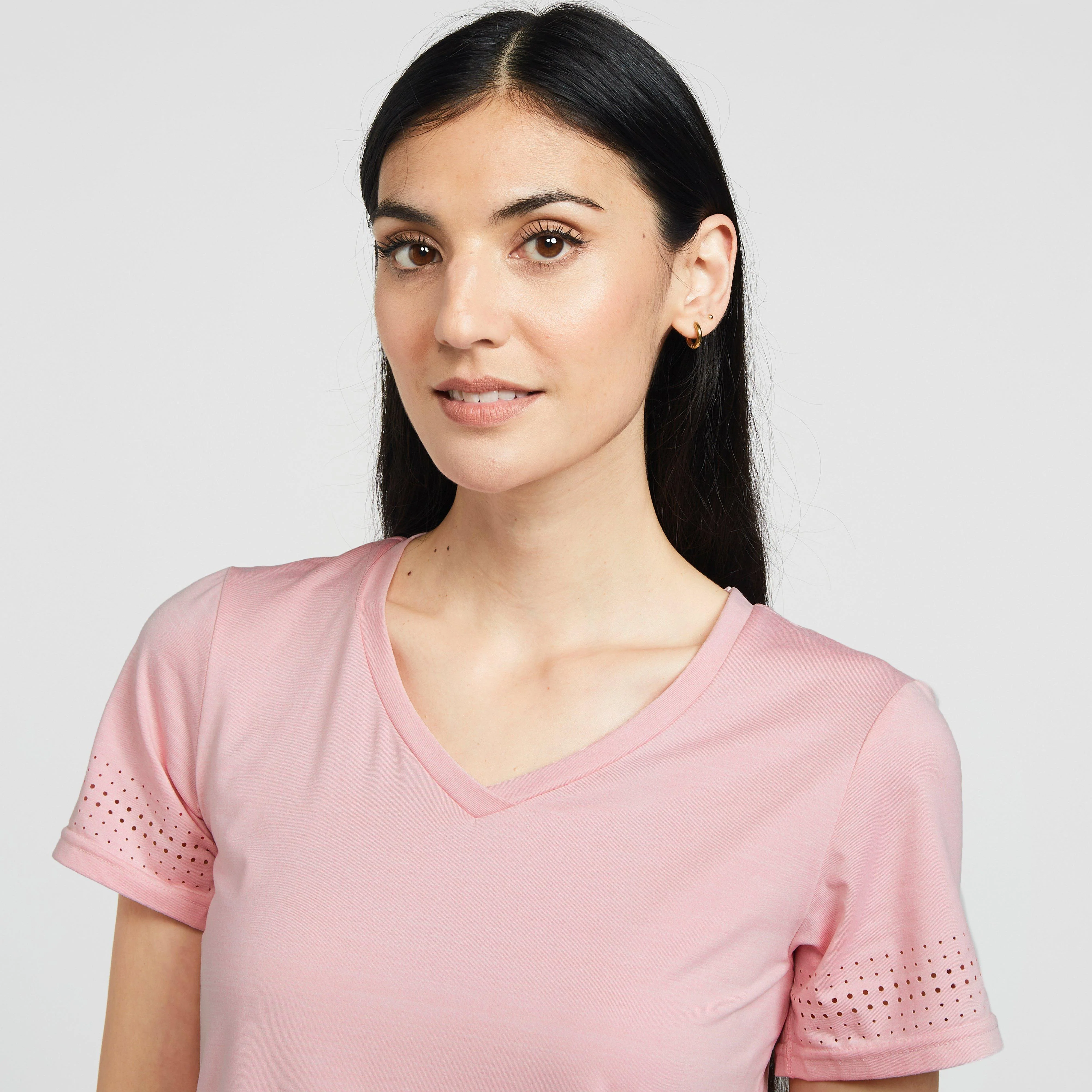 Womens Tyra Tech Top Pink - Image 4