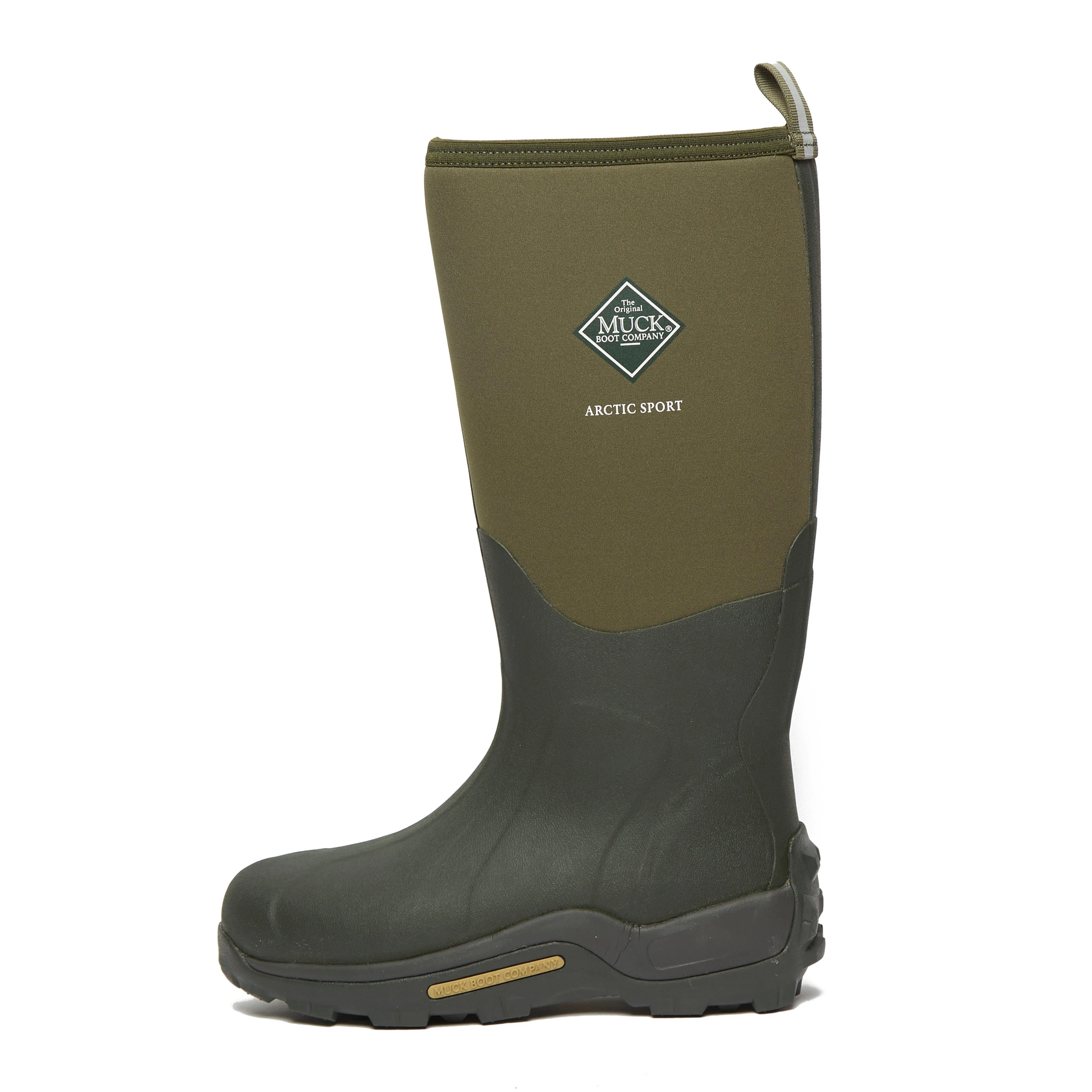 Mens Arctic Sport Tall Boots Moss Green - Image 8