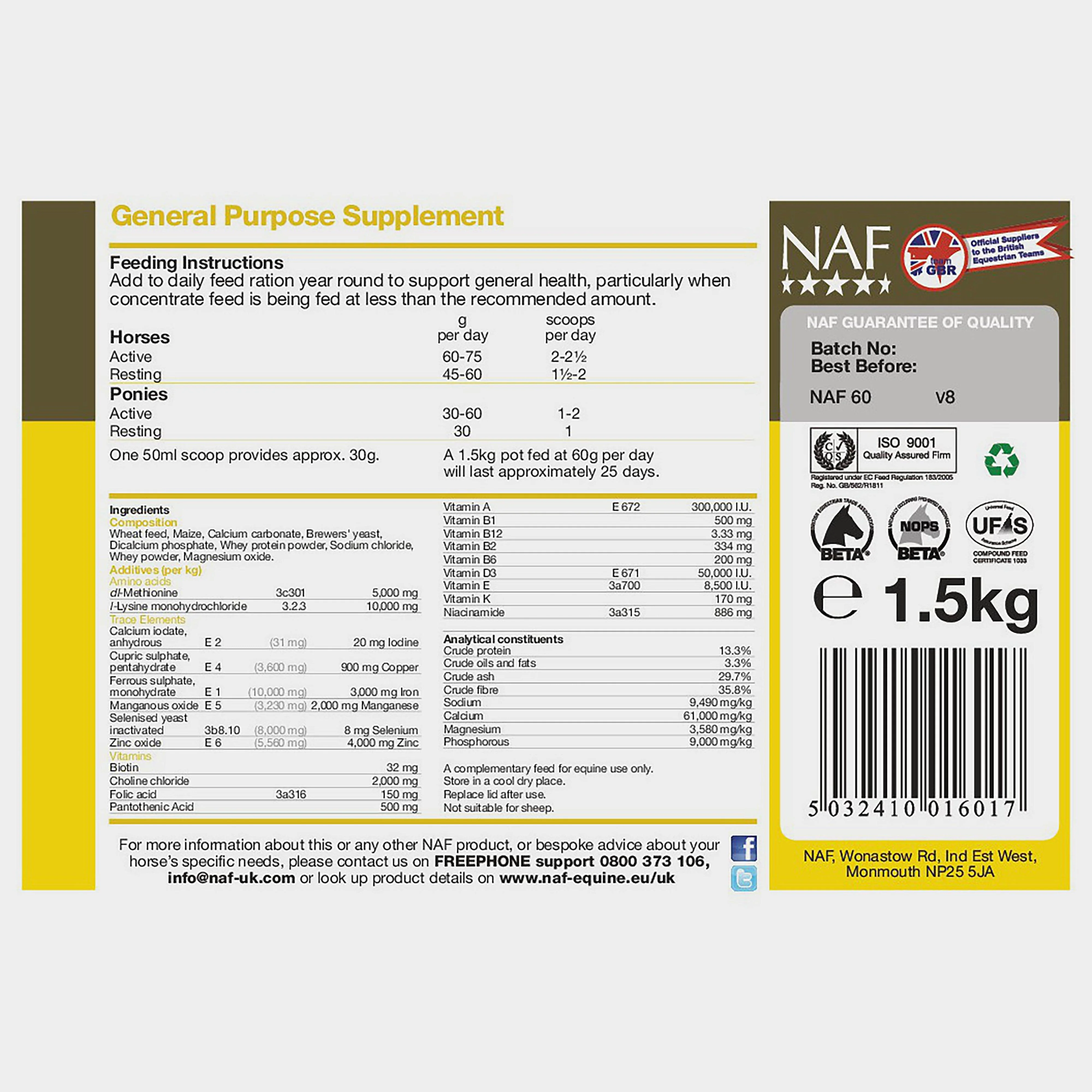 General Purpose Supplement Refill 2kg - Image 2