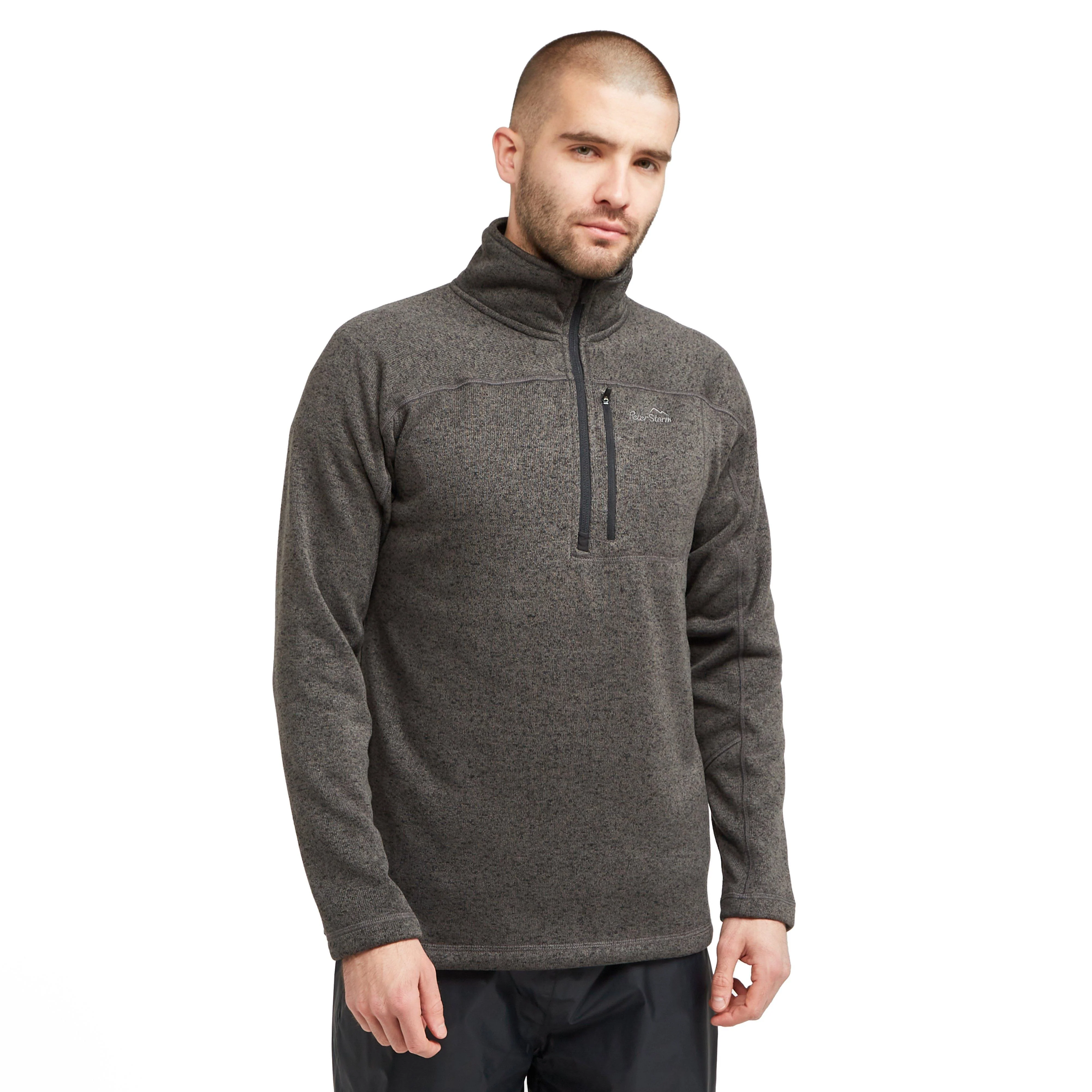 Mens Hohokum Half-Zip Fleece Grey - Image 7