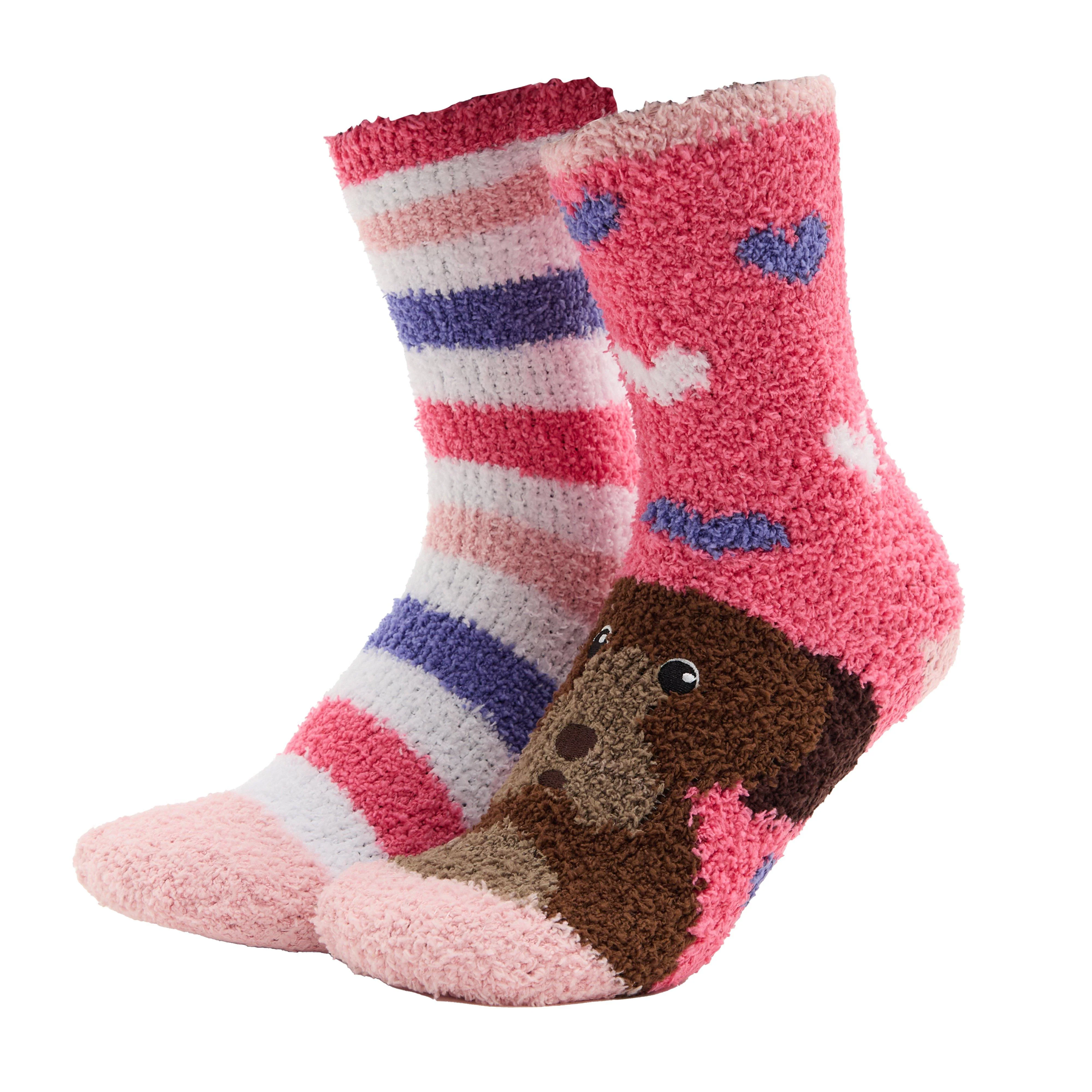 Kids Lounge Socks 2 Pack Dog - Image 5