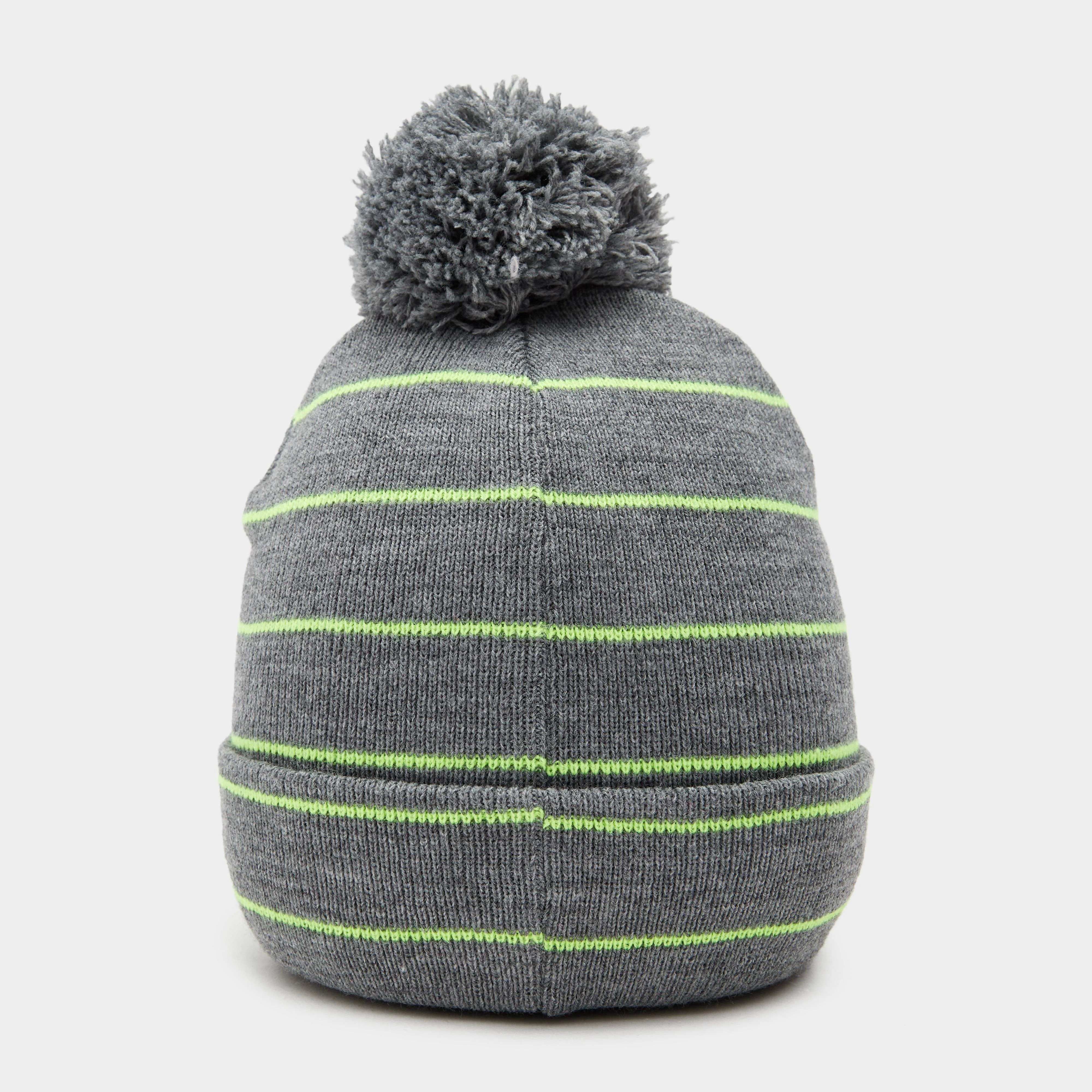 Kids Vision Stripe LED Pom Hat Grey - Image 2
