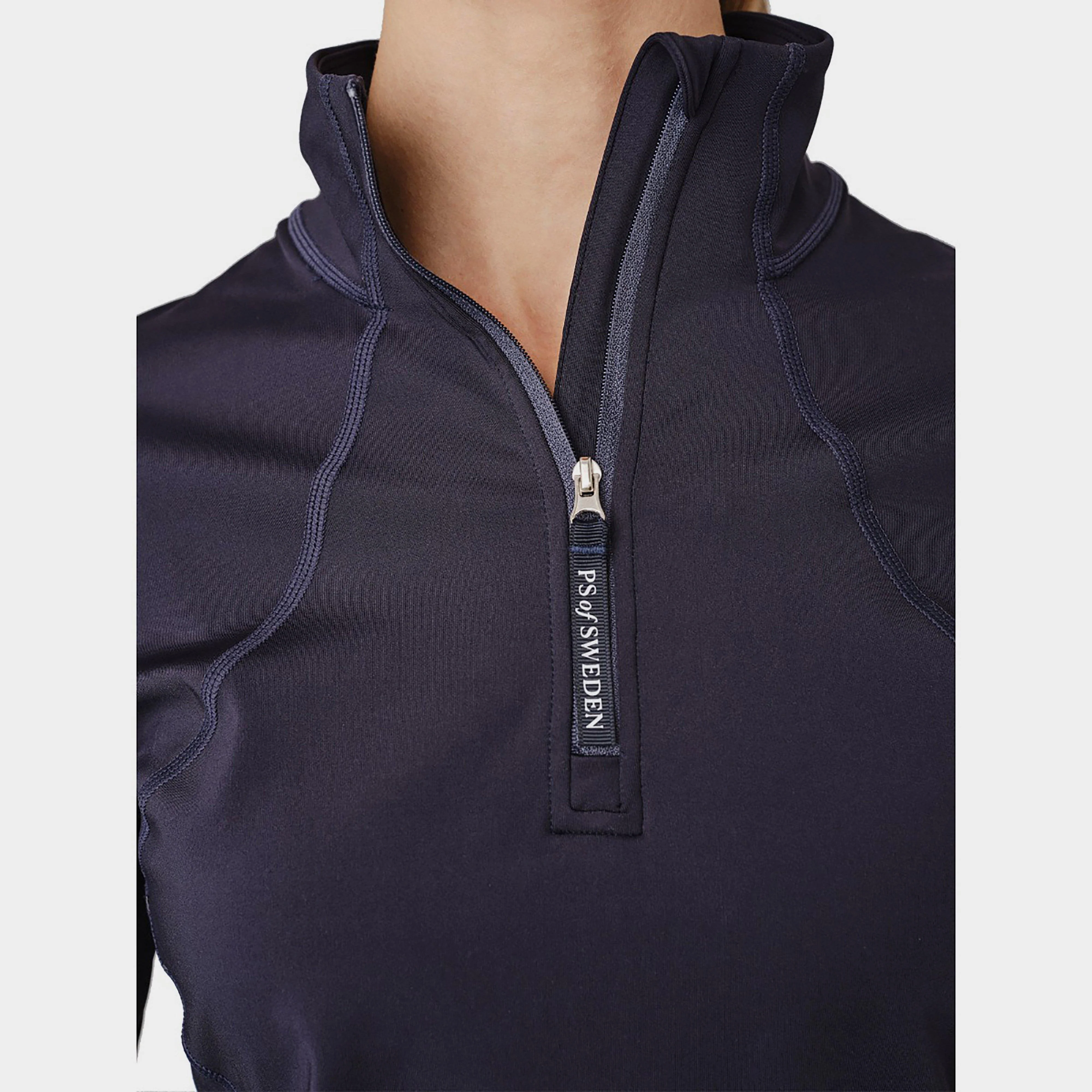 Womens Alessandra 1/2 Zip Baselayer Navy - Image 2