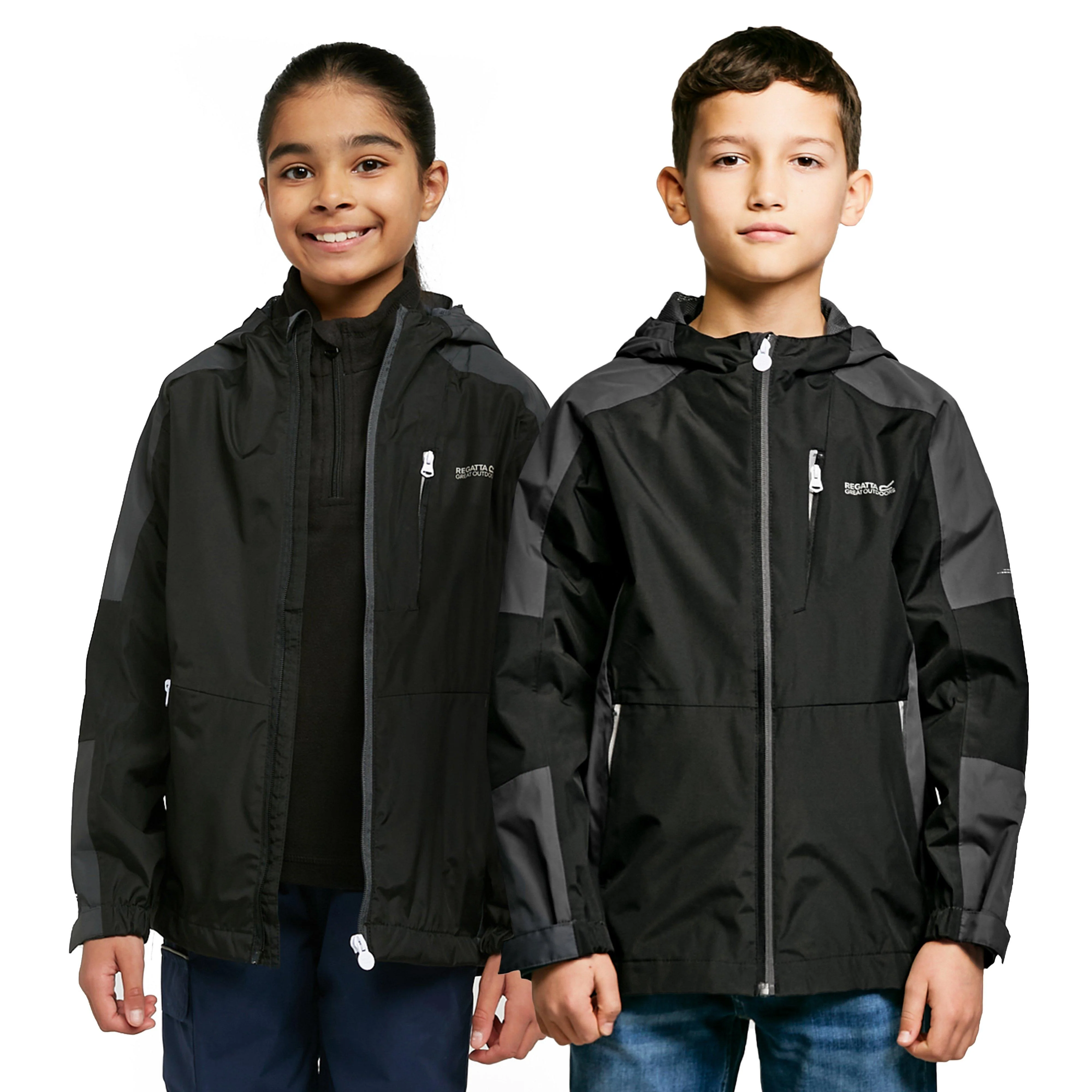 Childs Calderdale II Jacket Black/Seal Grey - Image 8