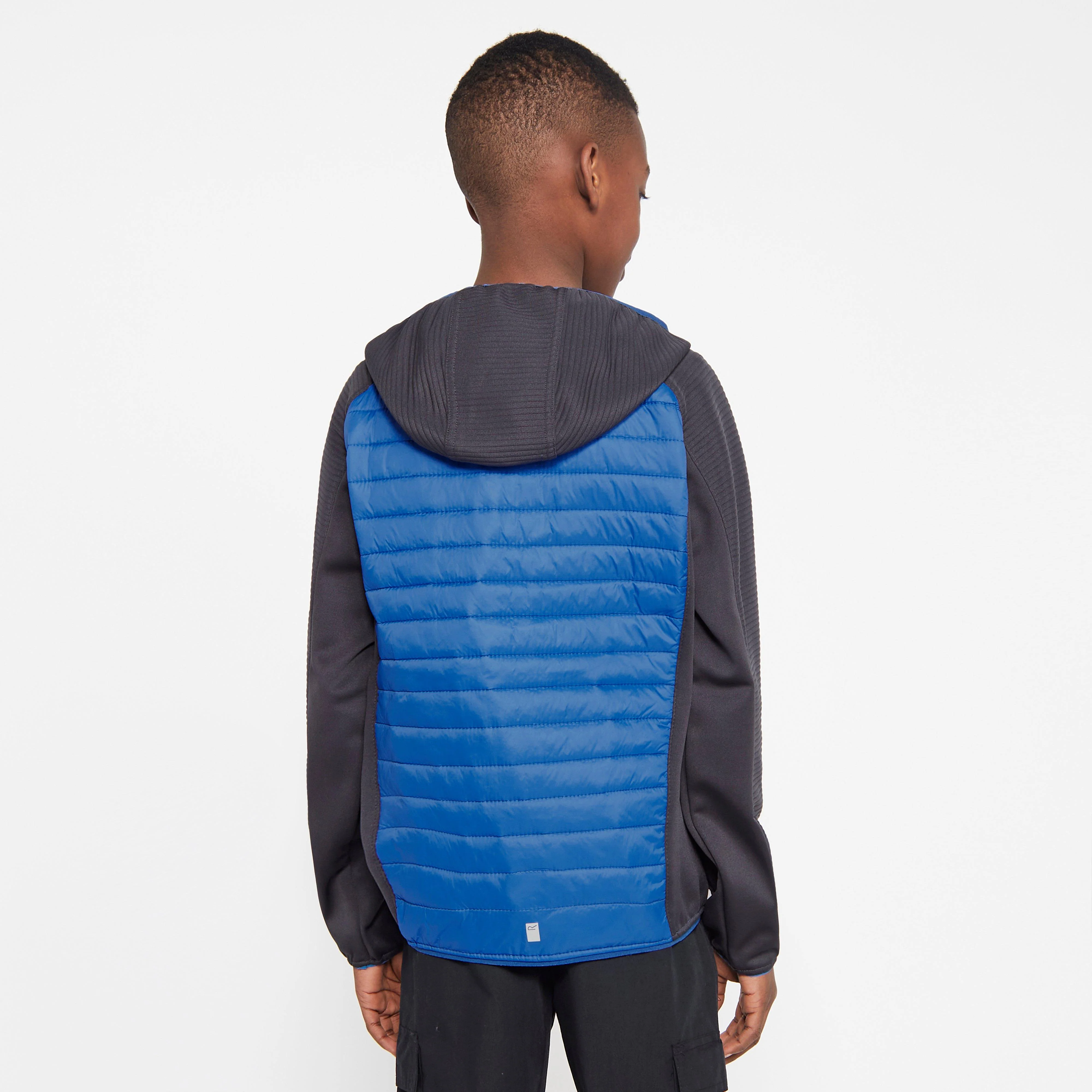 Childs Kielder Hybird V Jacket Imperial Blue/India Grey - Image 2