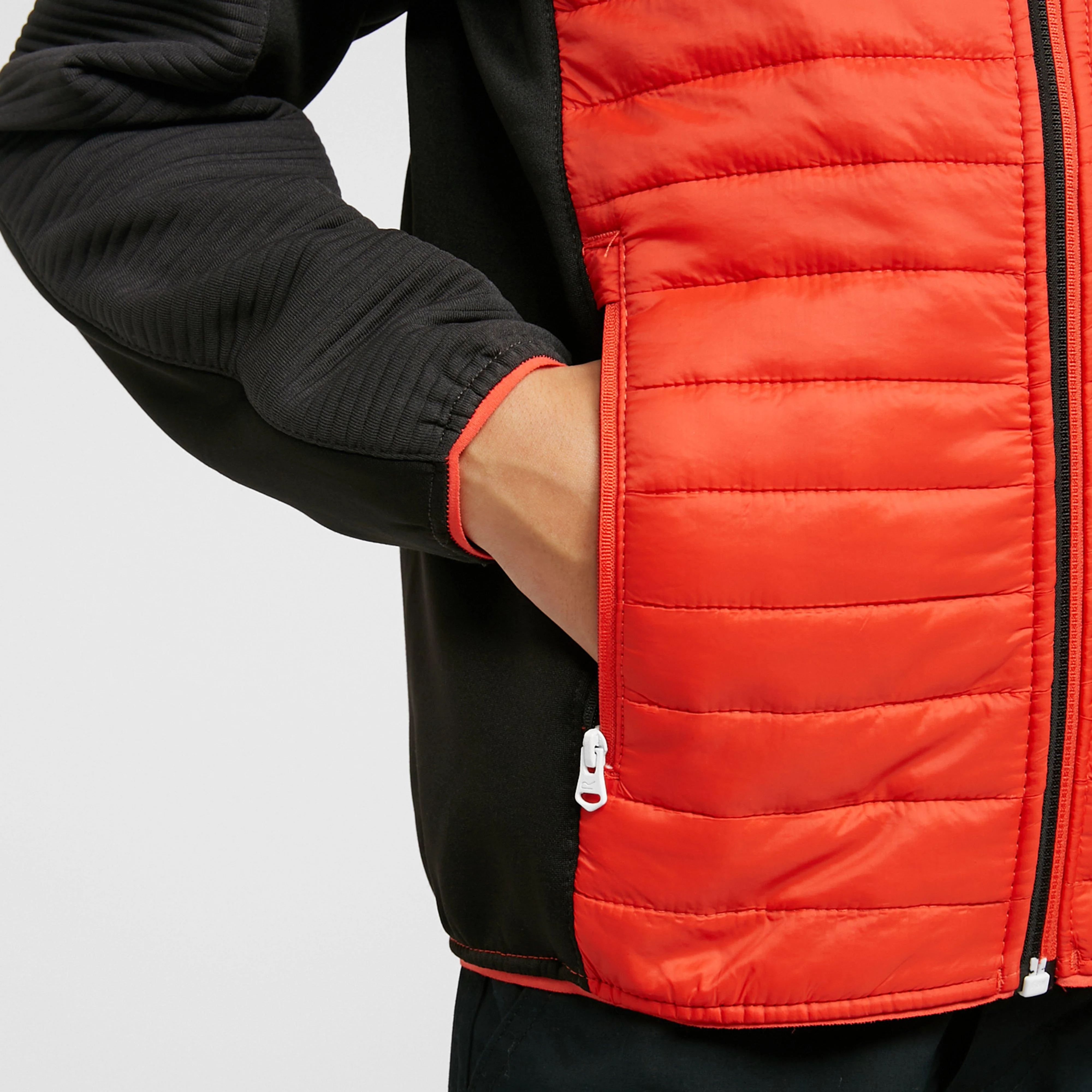Childs Kielder Hybrid V Jacket Cajun Orange/Ash/Black - Image 5