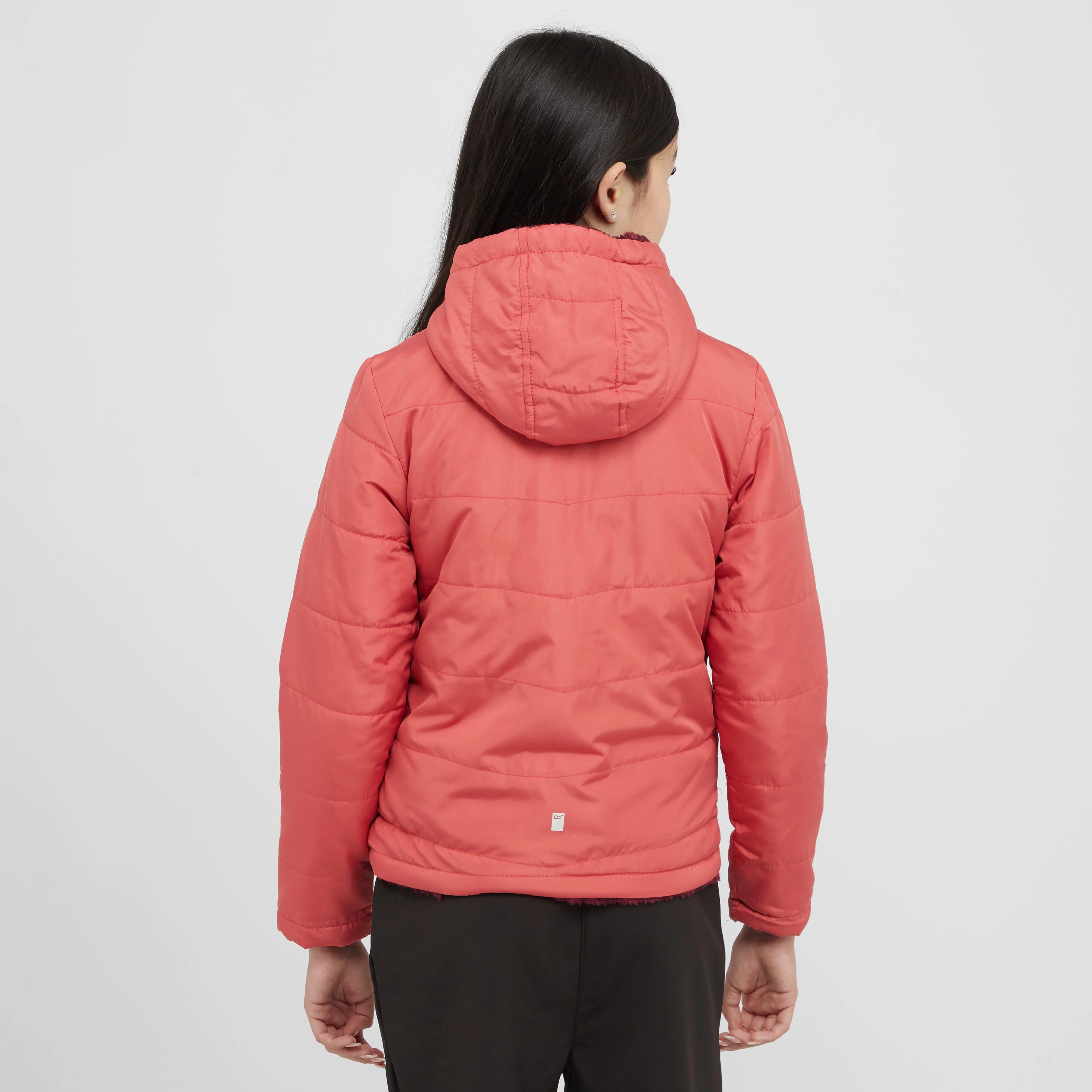 Kids Kyrell Reversible Jacket Mineral Red Burgundy Zebra - Image 2