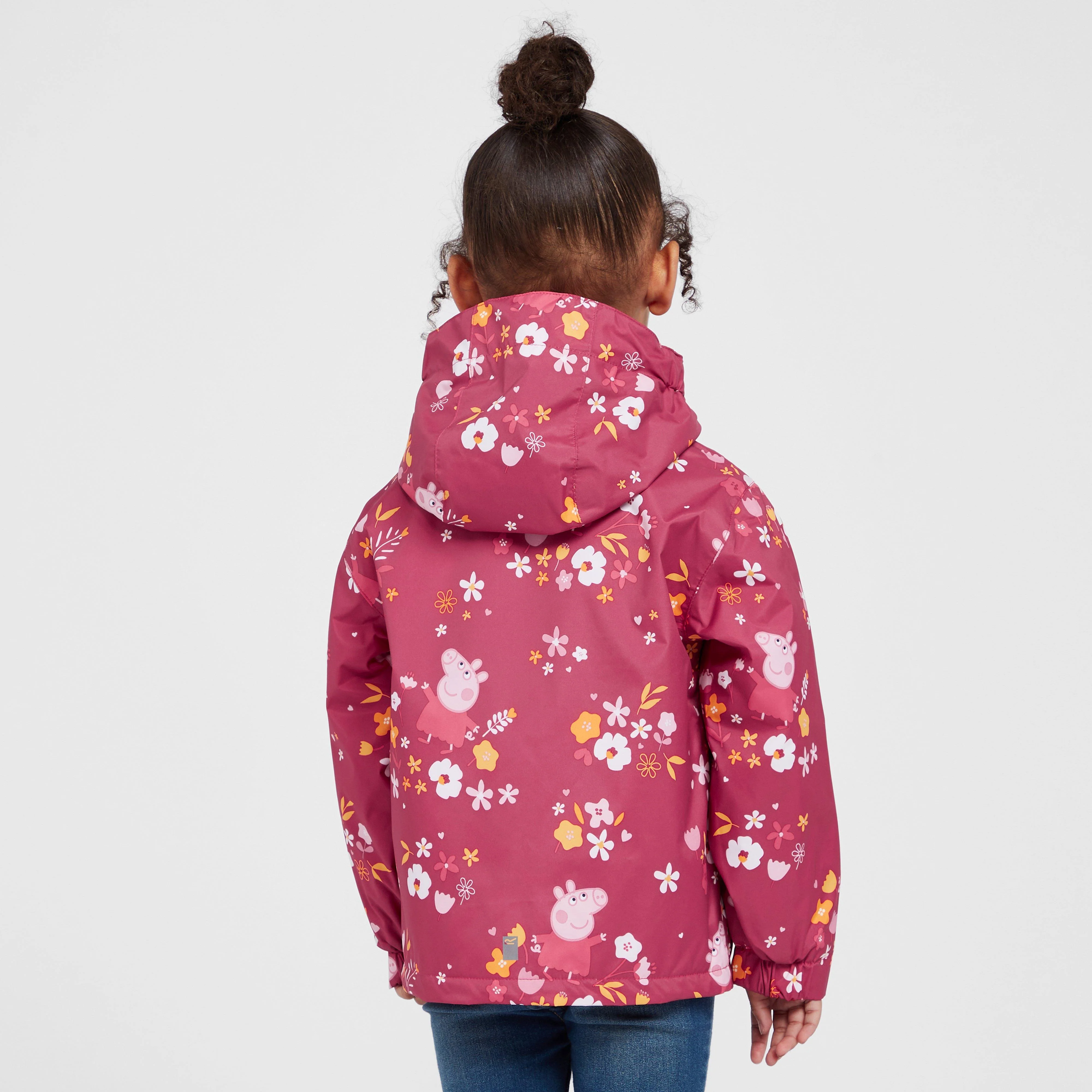 Kids Peppa Padded Muddy Puddle Jacket Pink - Image 2