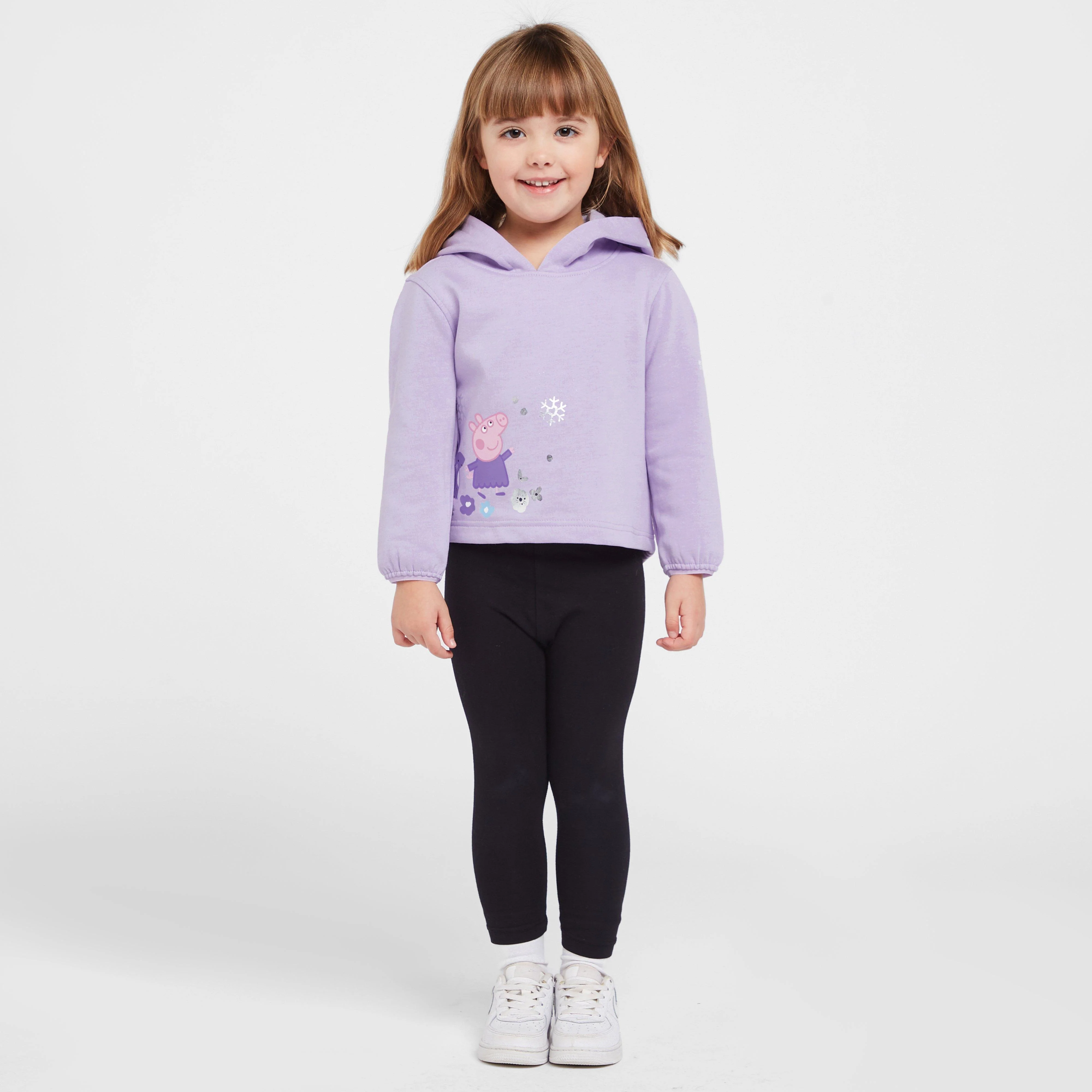 Kids Peppa Pig Hoody Lilac - Image 3