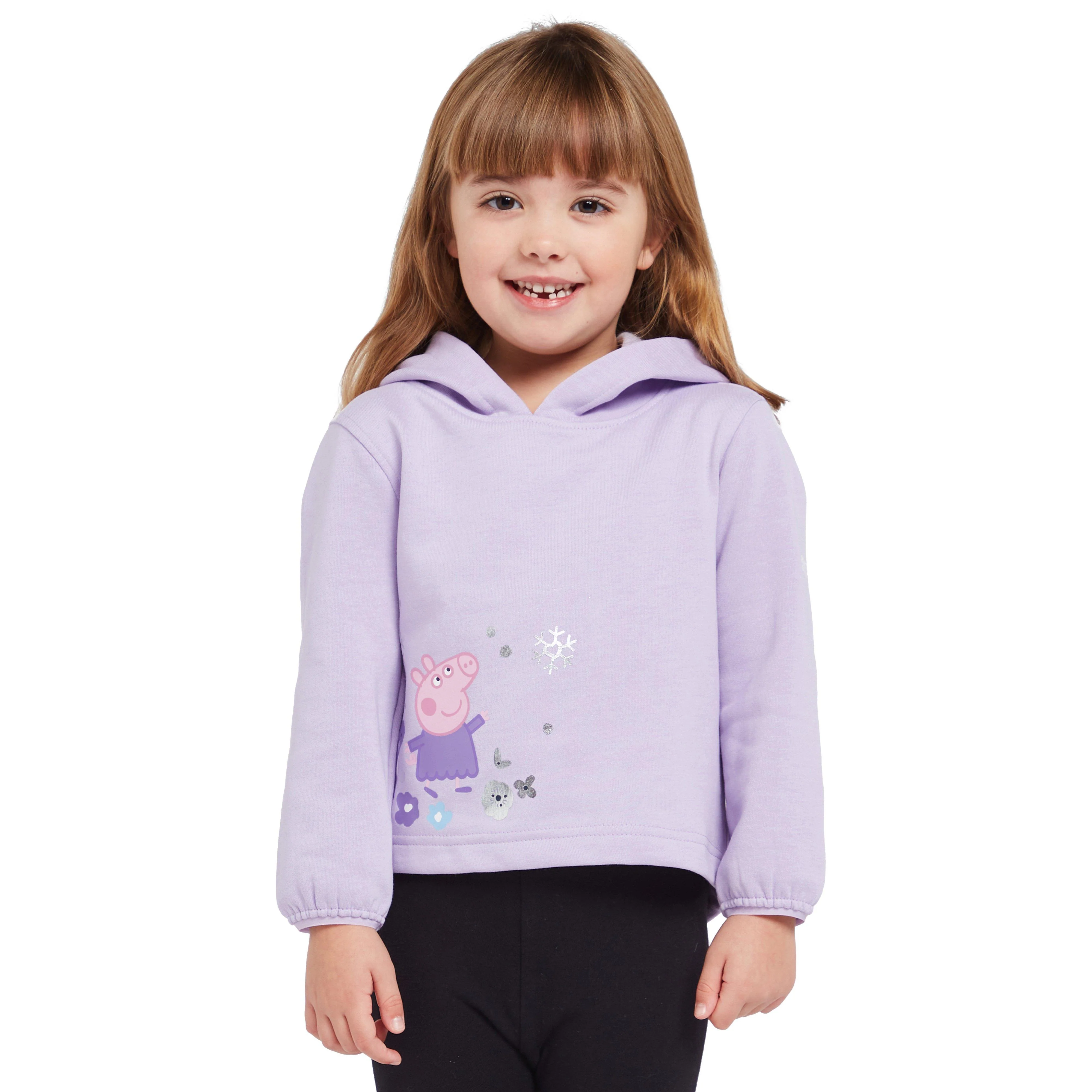 Kids Peppa Pig Hoody Lilac - Image 7