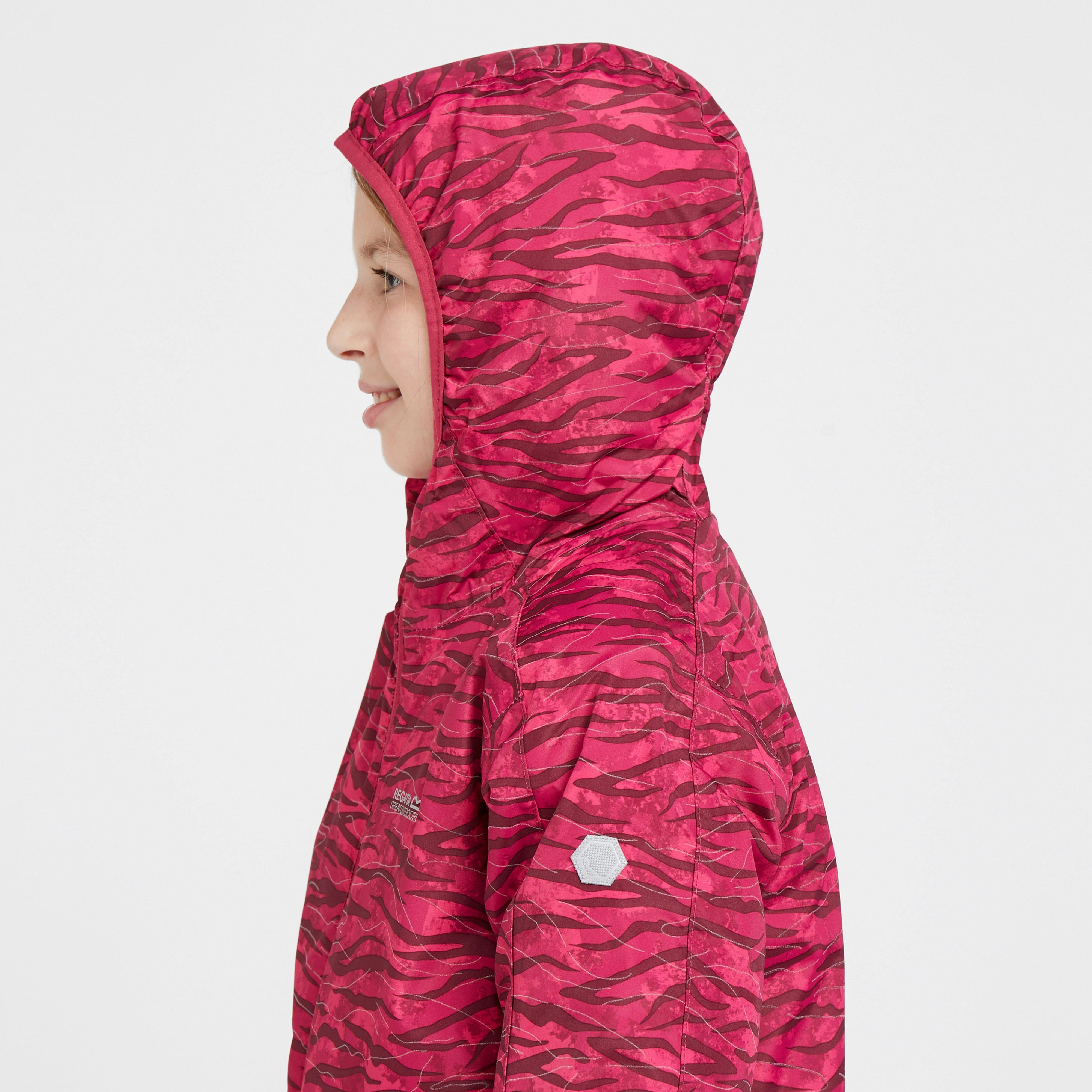 Kids Volcanics VI Jacket Pink Camo - Image 5